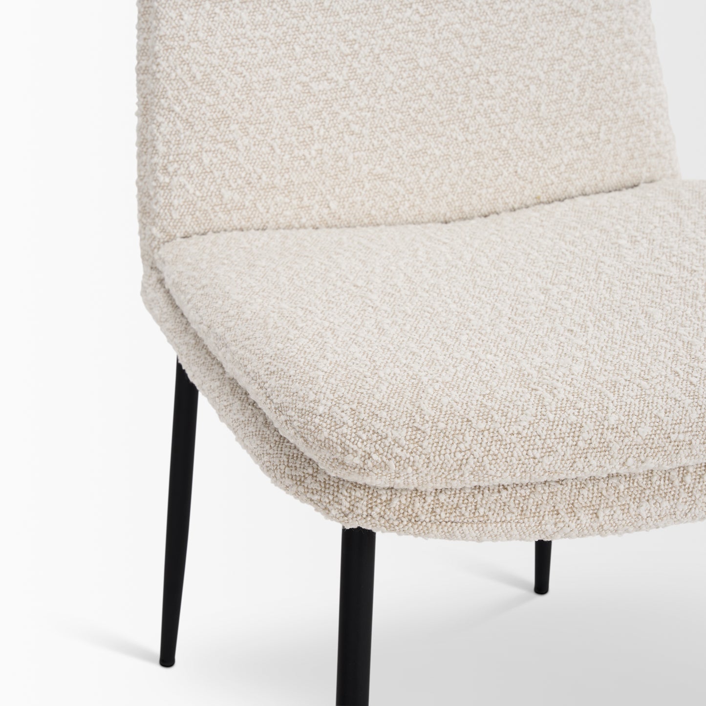 Eve Dining Chair Cream Boucle - dining-chairs