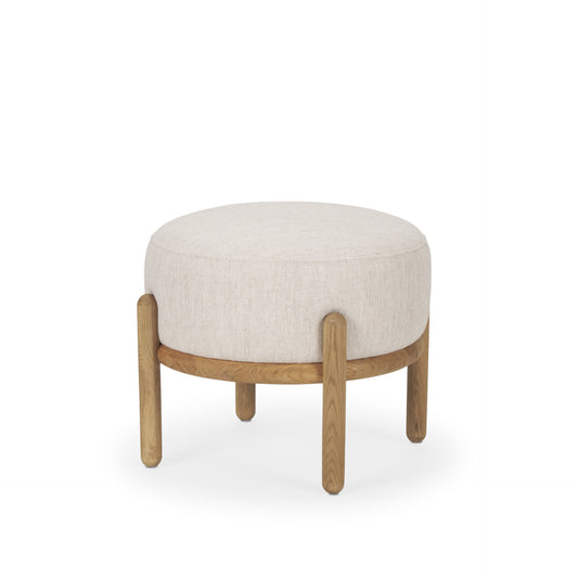 Gwynn Pouf Light Brown | Beige - ottoman-and-poufs