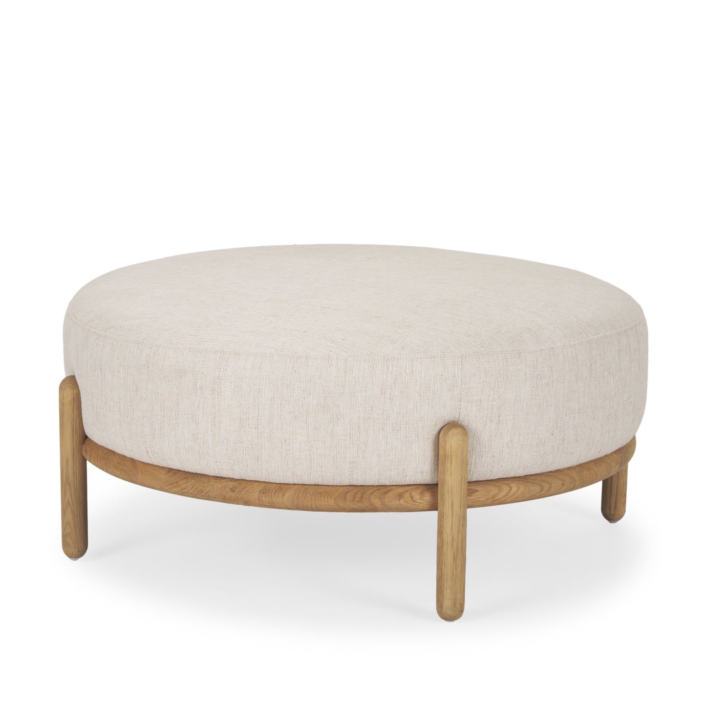 Gwynn Ottoman Light Brown | Beige - ottoman-and-poufs