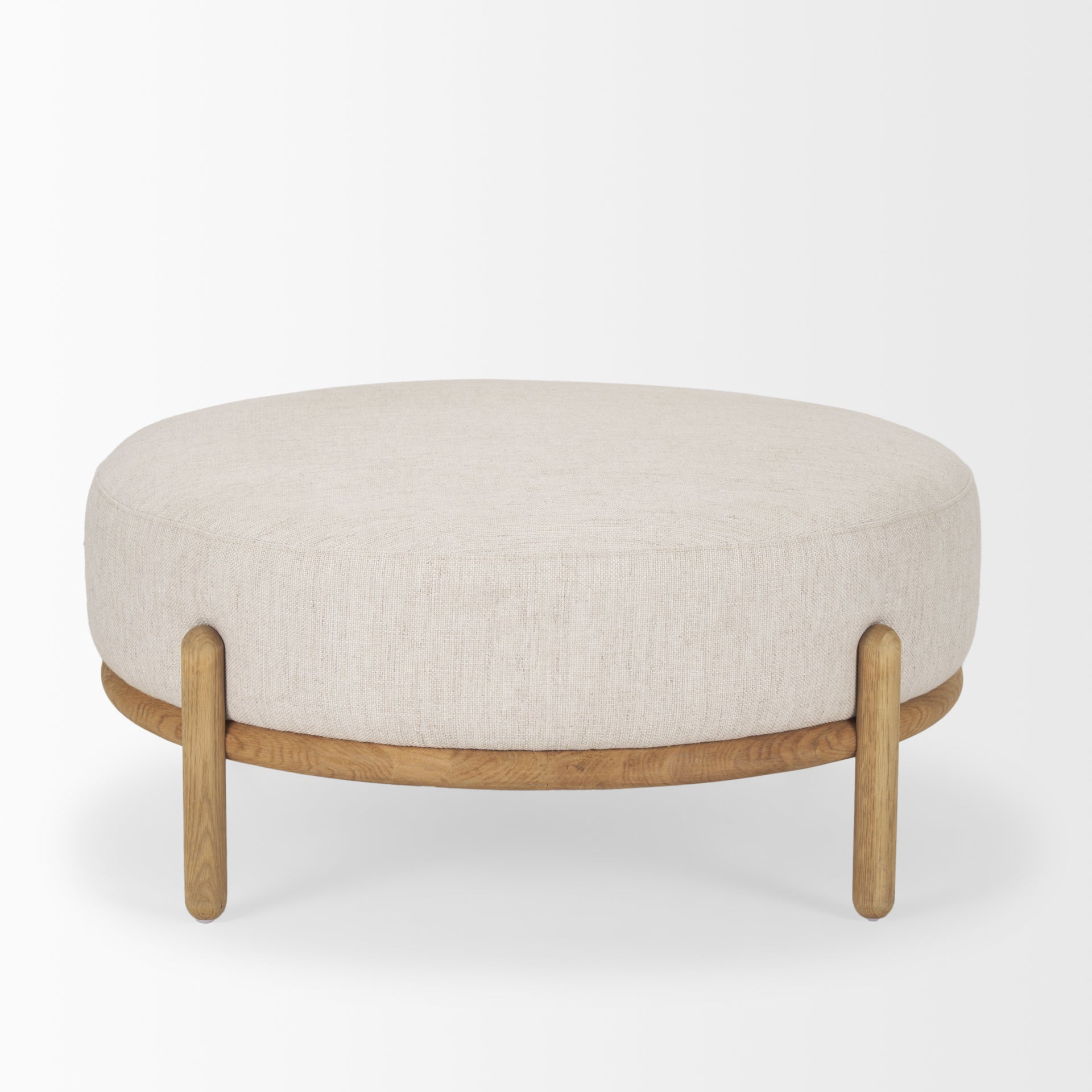 Gwynn Ottoman Light Brown | Beige - ottoman-and-poufs