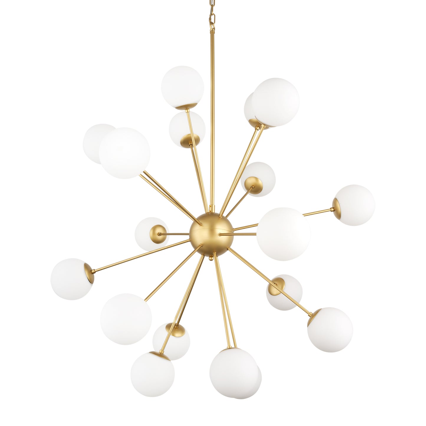 Barbara Chandelier Gold Metal | 18 Light - chandeliers