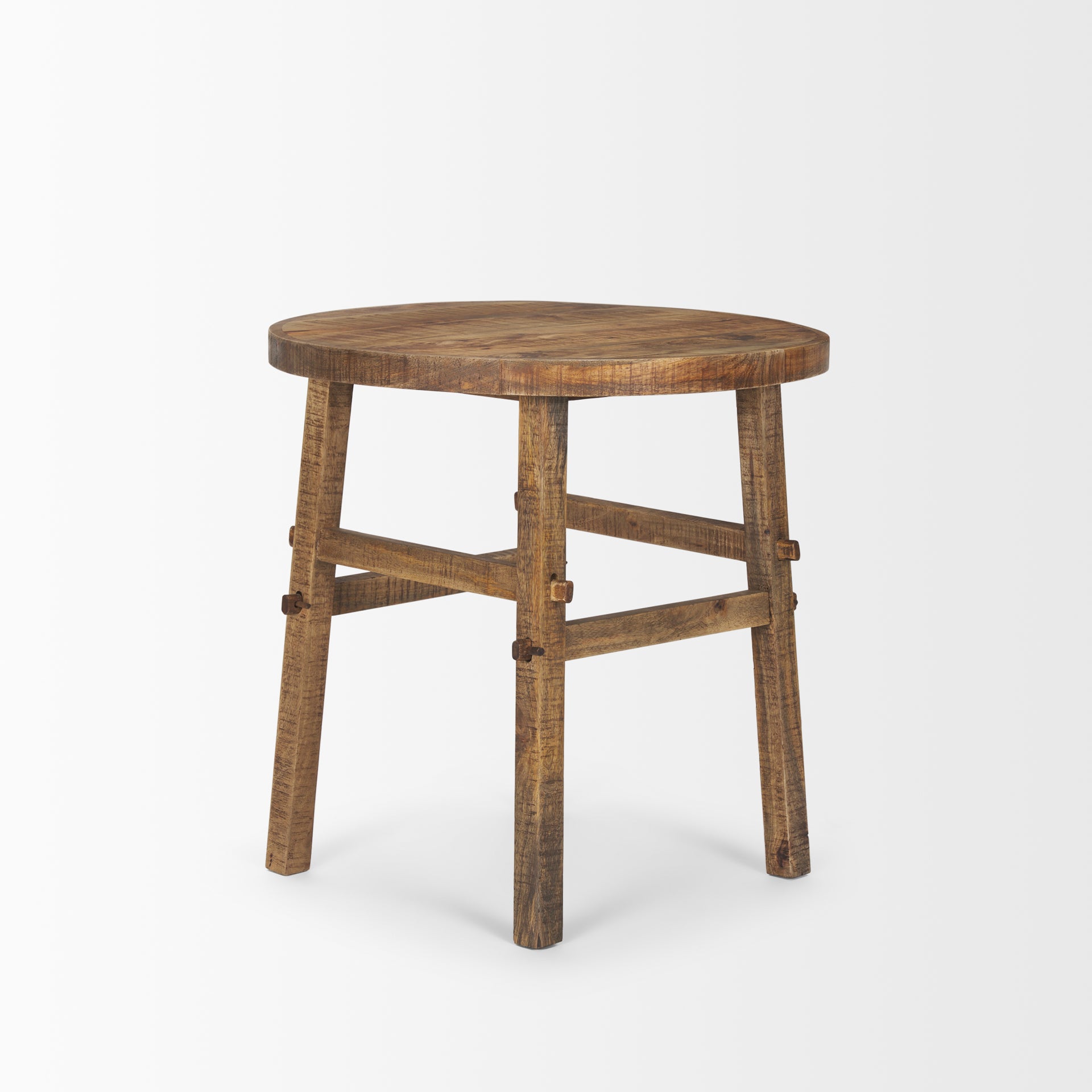 Rosie Large Brown Wood End Table