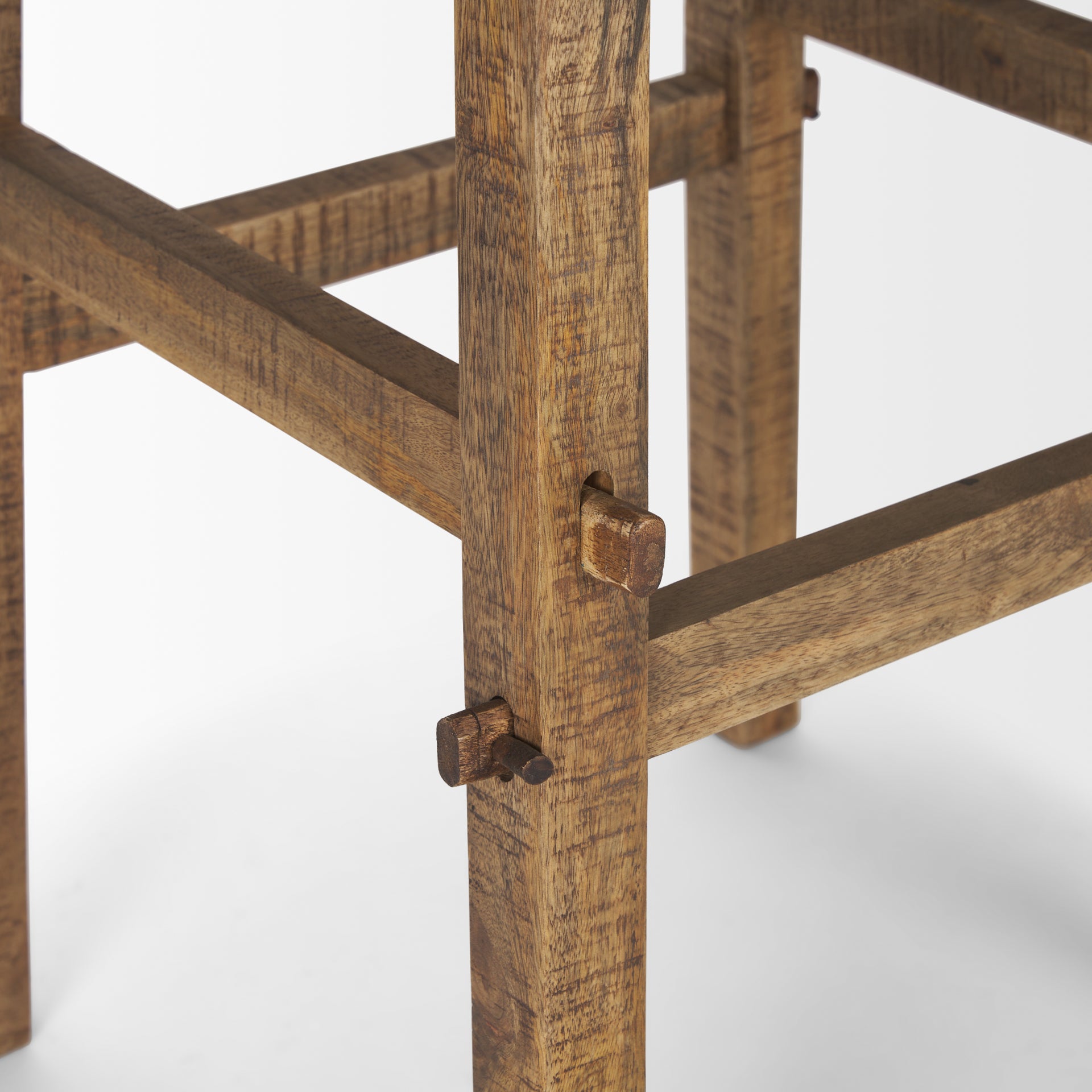 Rosie Large Brown Wood End Table