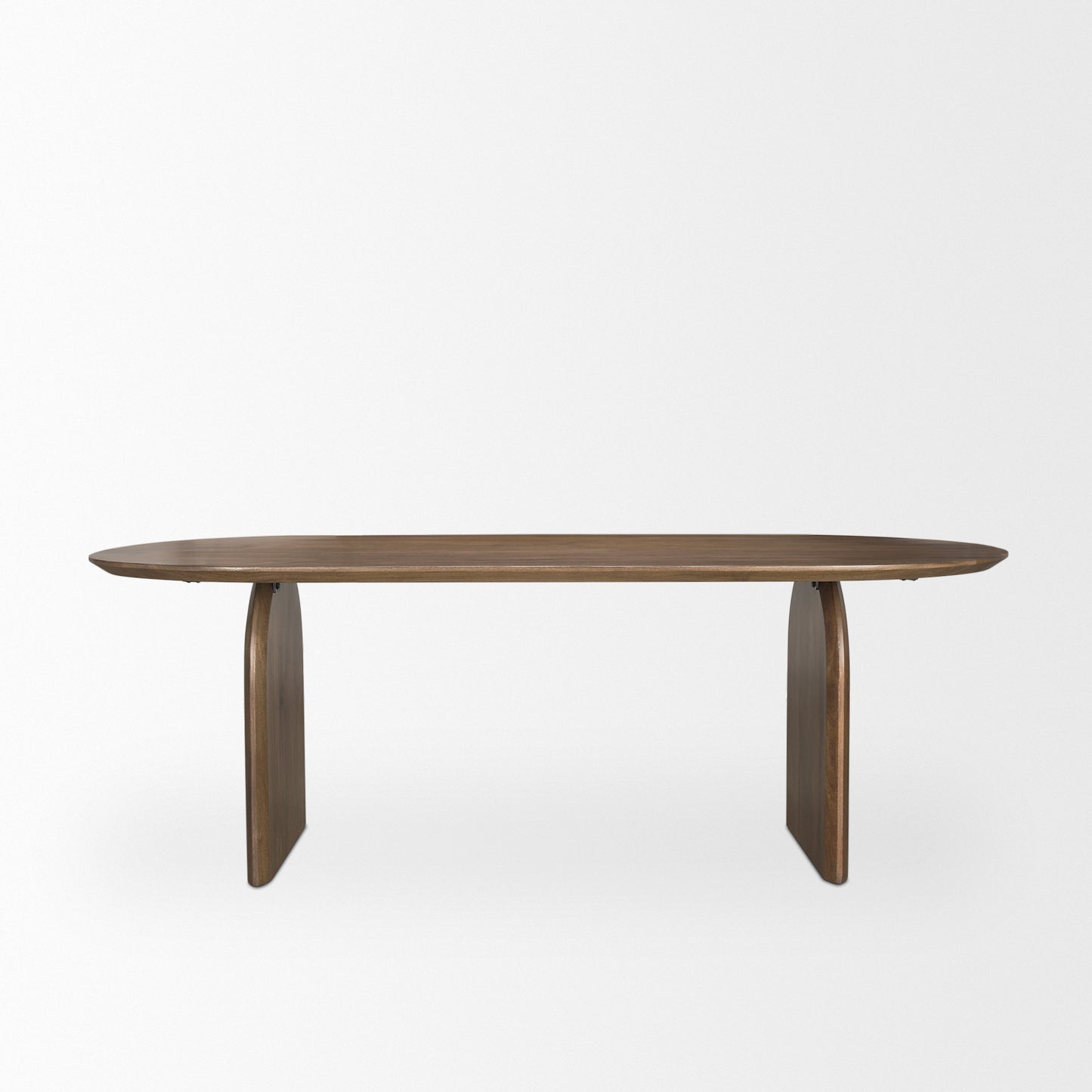 Isla Dining Table Oval | Dark Brown - dining-table