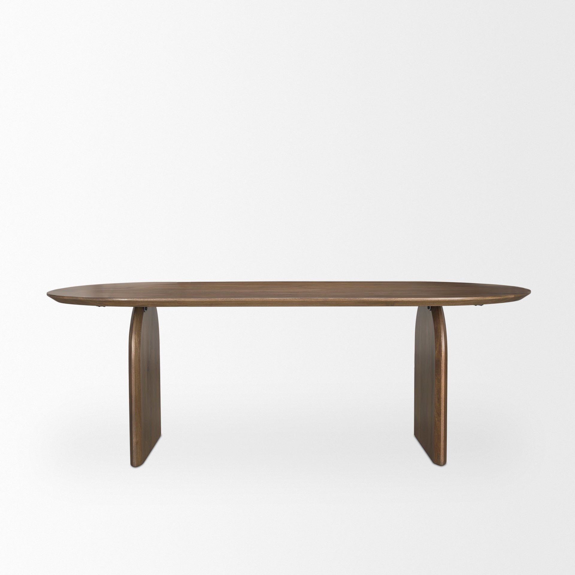 Isla Dining Table Oval | Dark Brown - dining-table