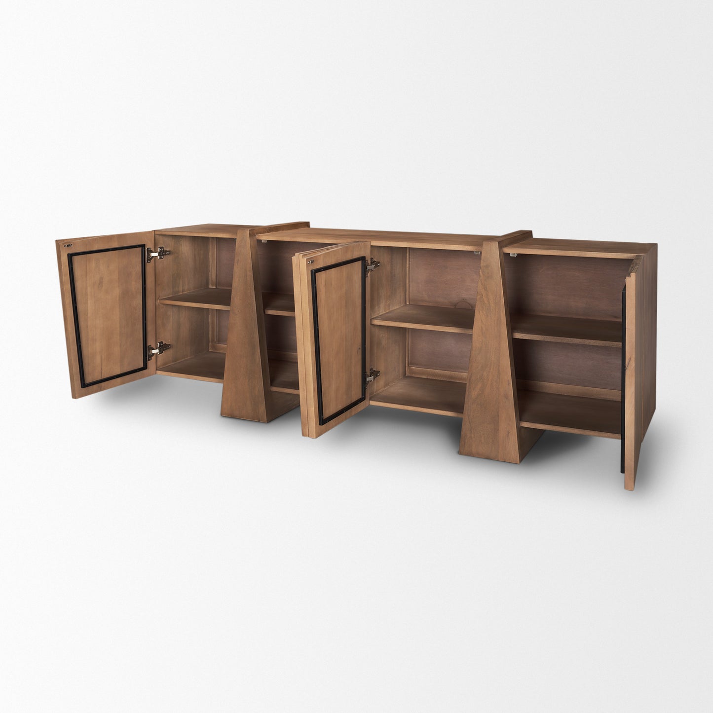 Eula Sideboard Brown Wood - sideboards-and-buffets