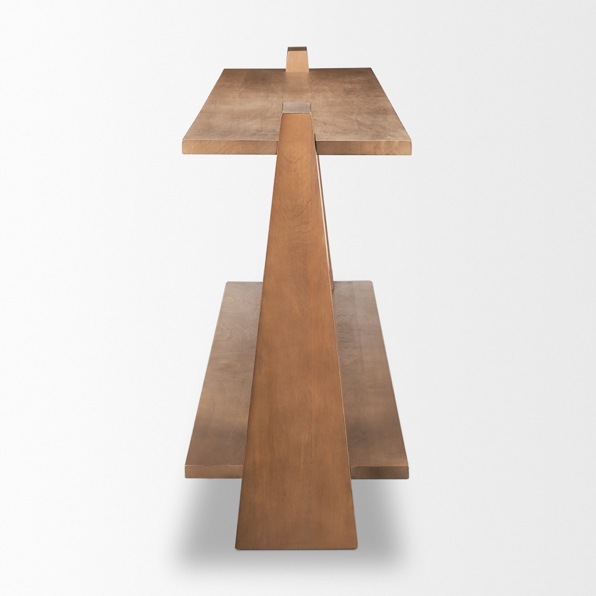 Eula Console Table Brown Wood - console-tables