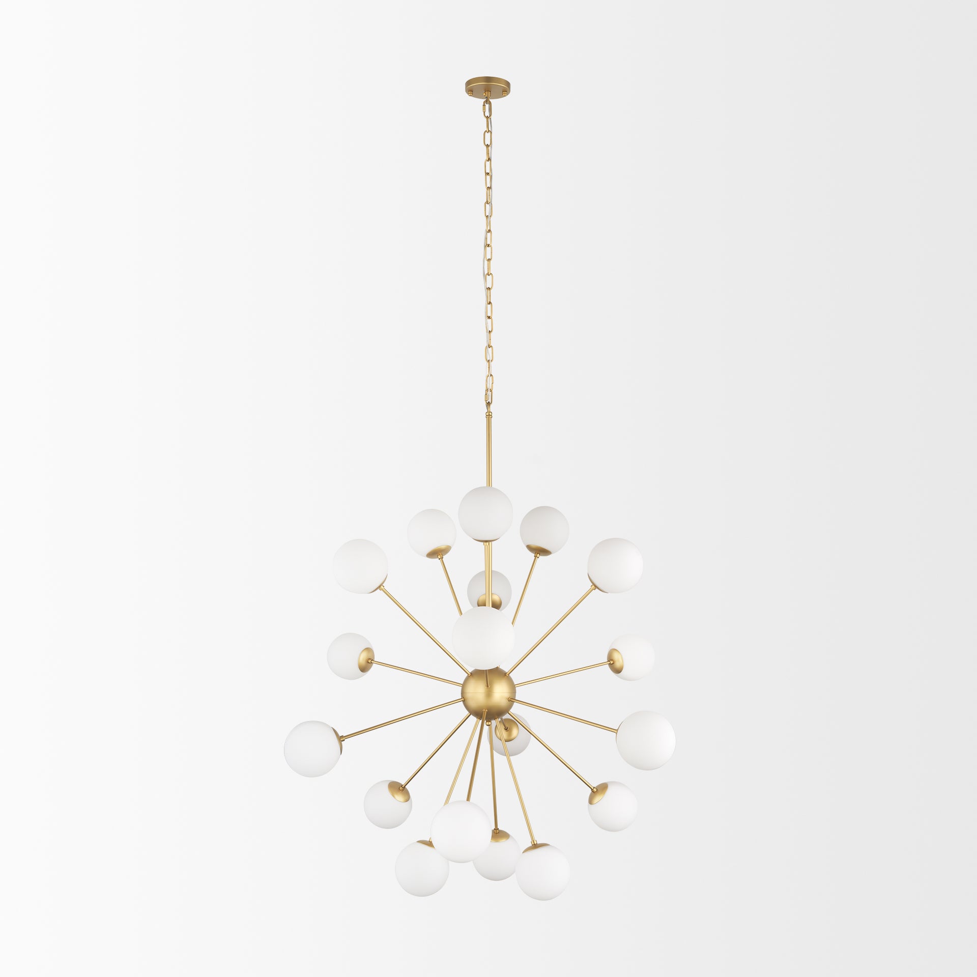 Barbara Chandelier Gold Metal | 18 Light - chandeliers