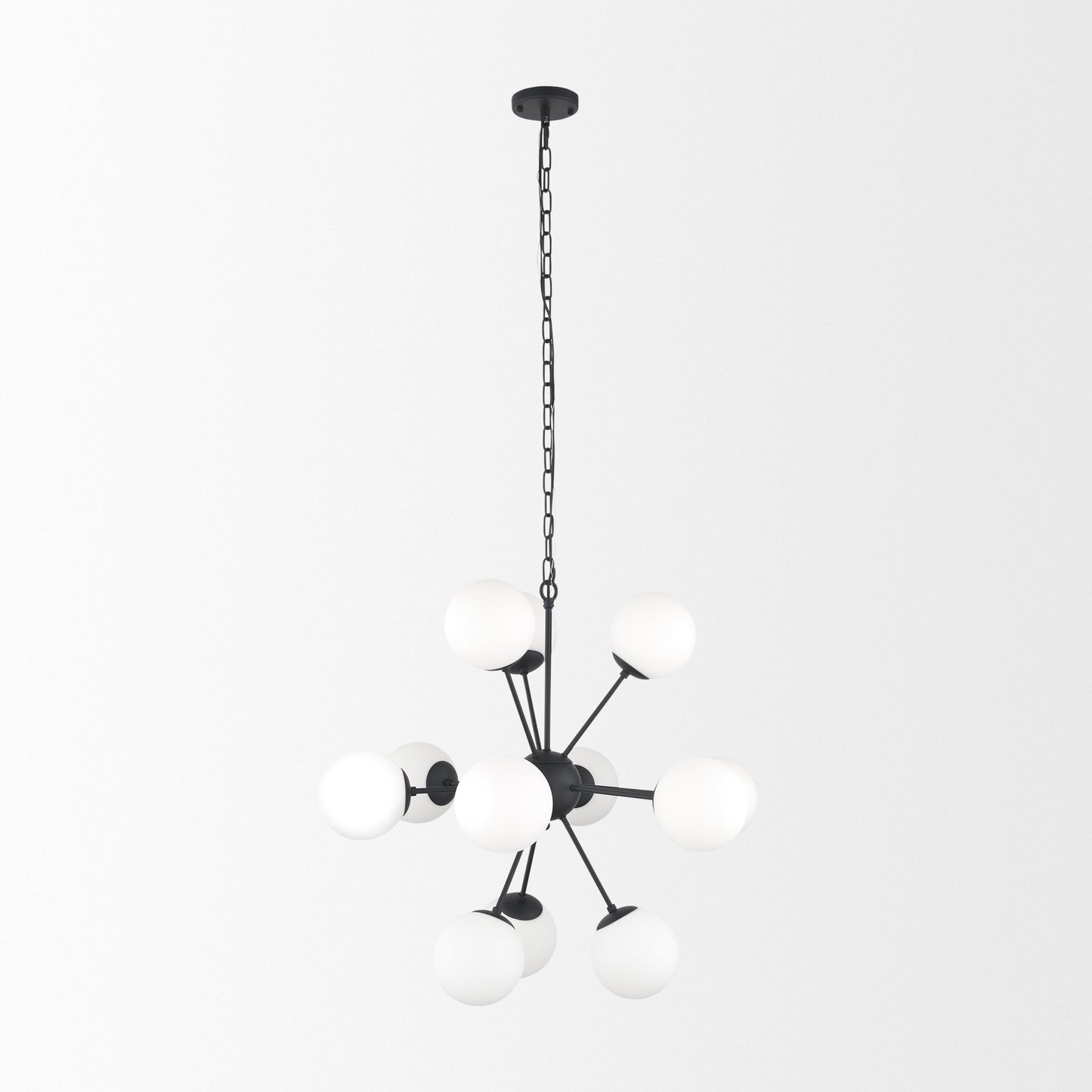 Barbara Chandelier Matte Black | 11 Light - chandeliers