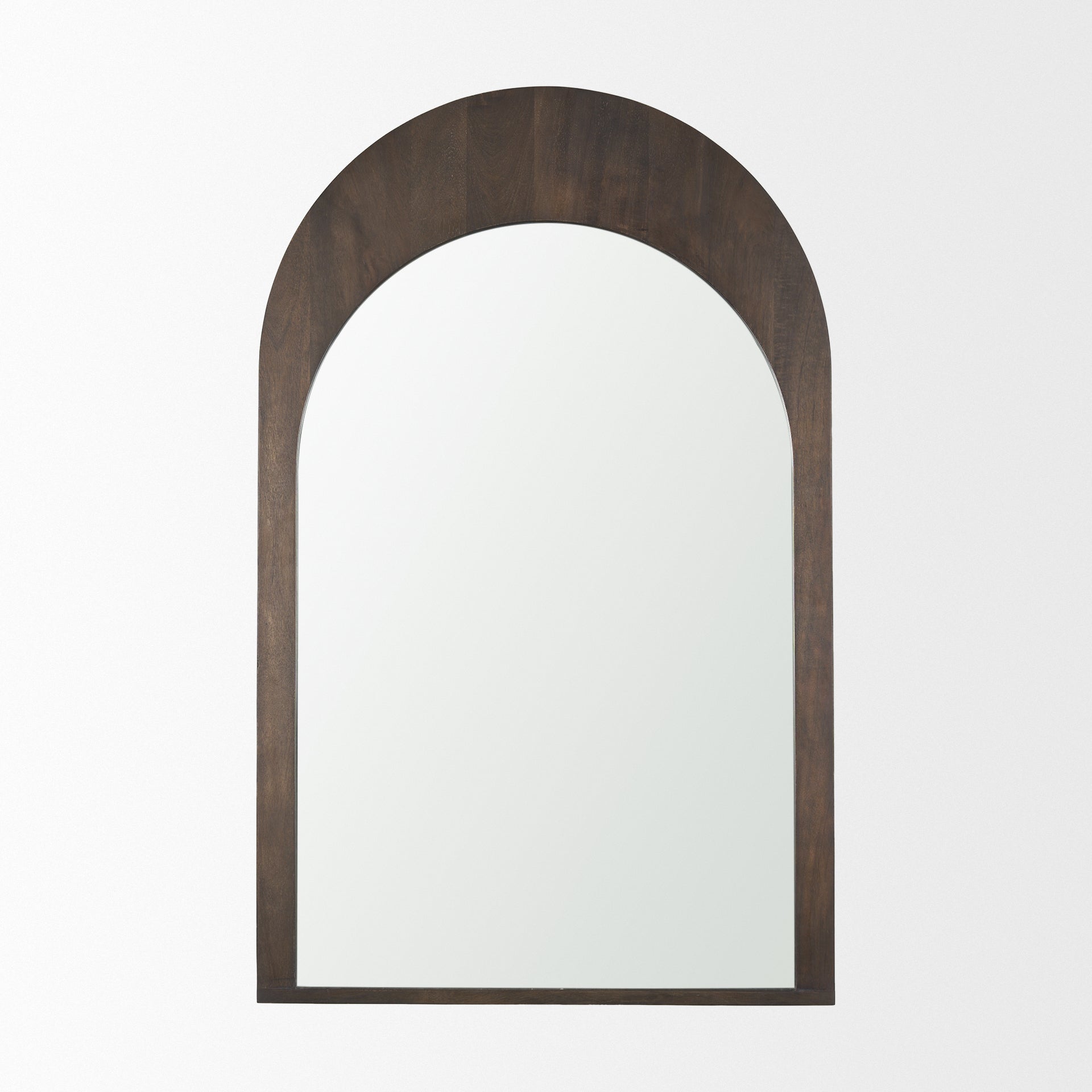 Celeste Dark Brown Medium Arched Mirror