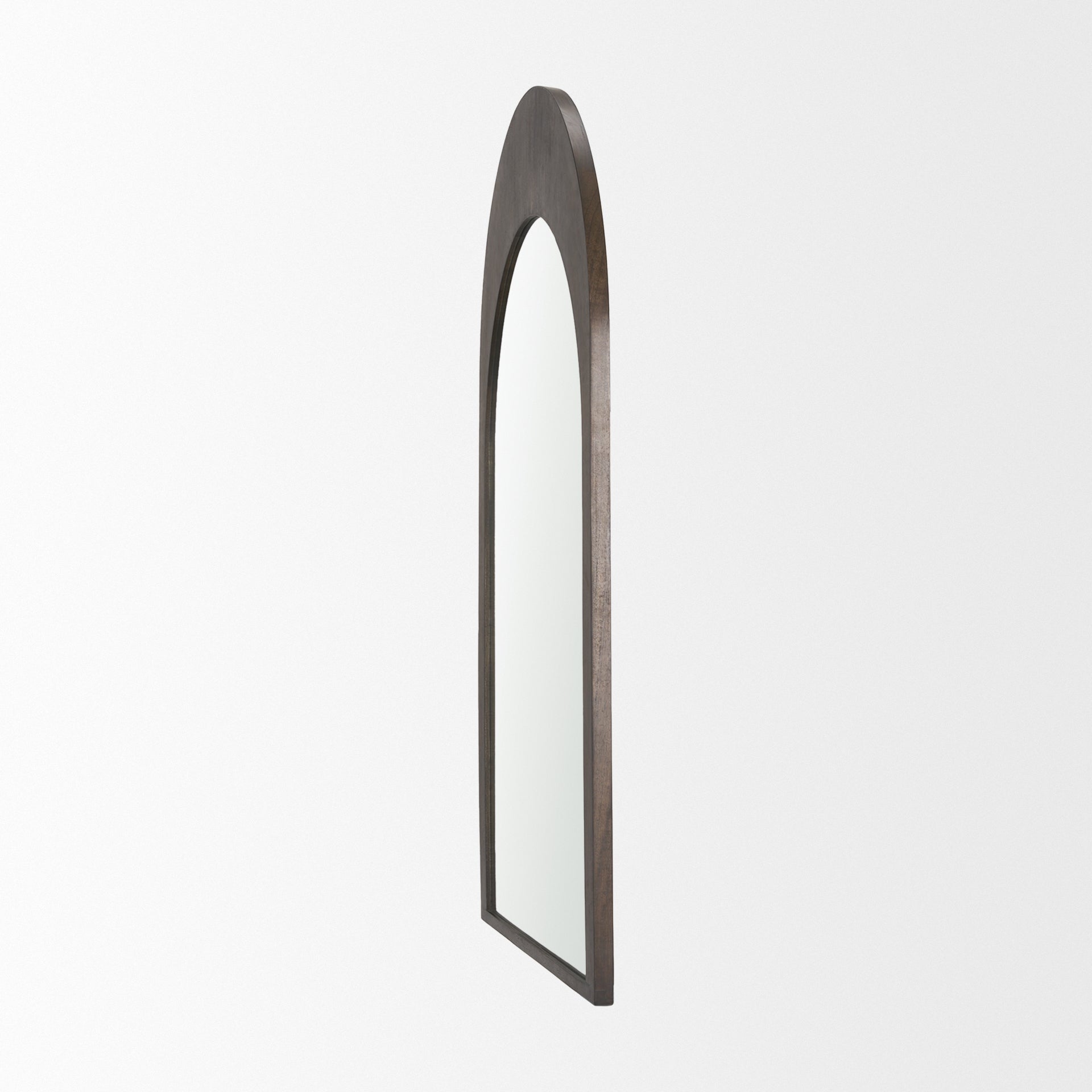 Celeste Dark Brown Medium Arched Mirror