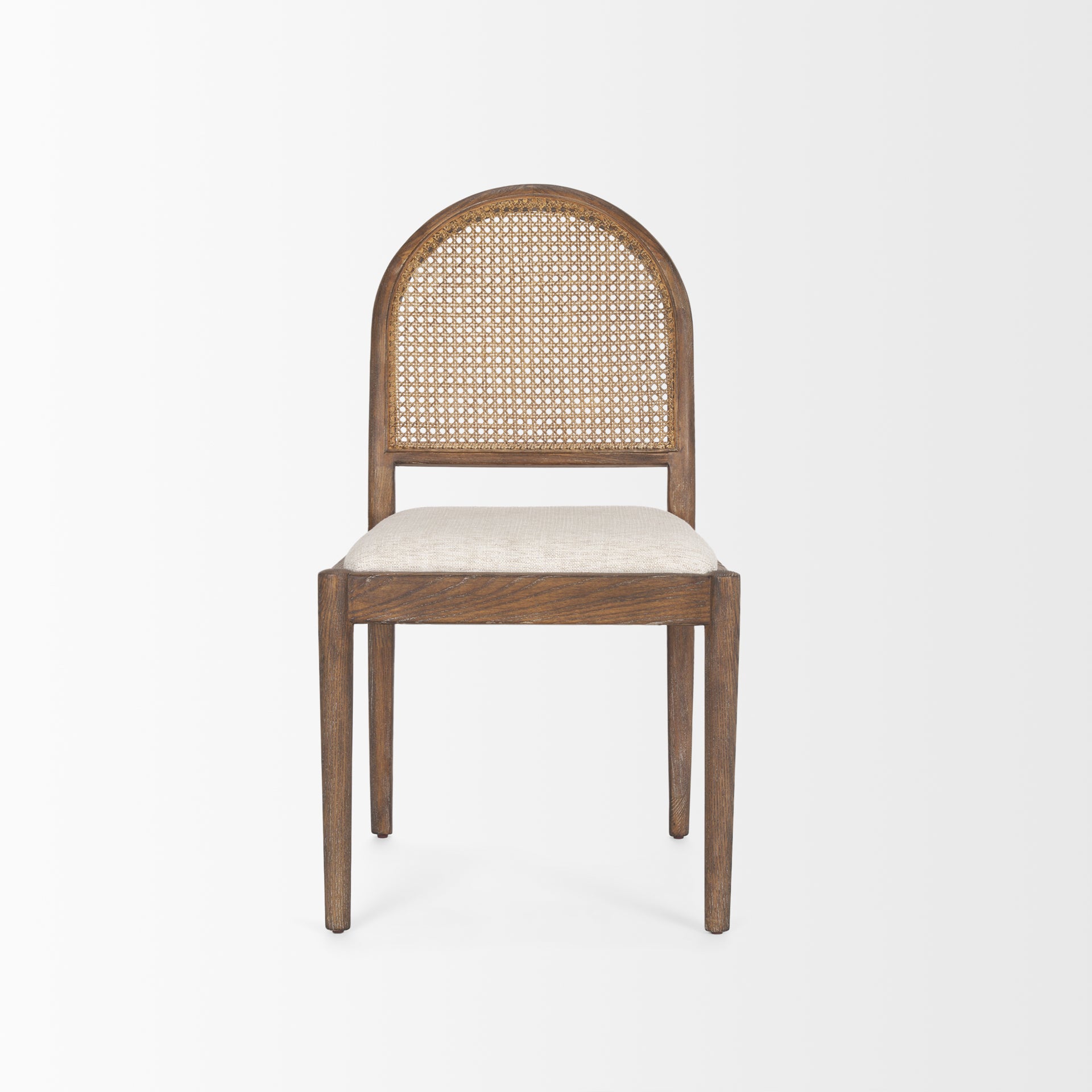 Elle Dining Chair Brown Wood | Cane - dining-chairs