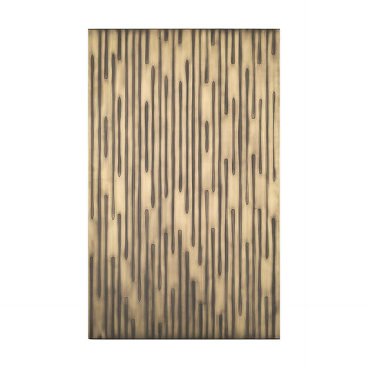 Ramos Painted Antiqued Gold Metal Wall Art