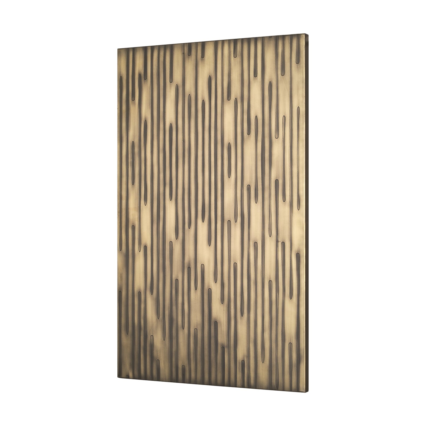 Ramos Painted Antiqued Gold Metal Wall Art