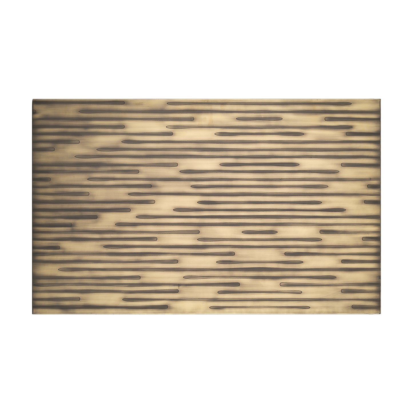 Ramos Painted Antiqued Gold Metal Wall Art