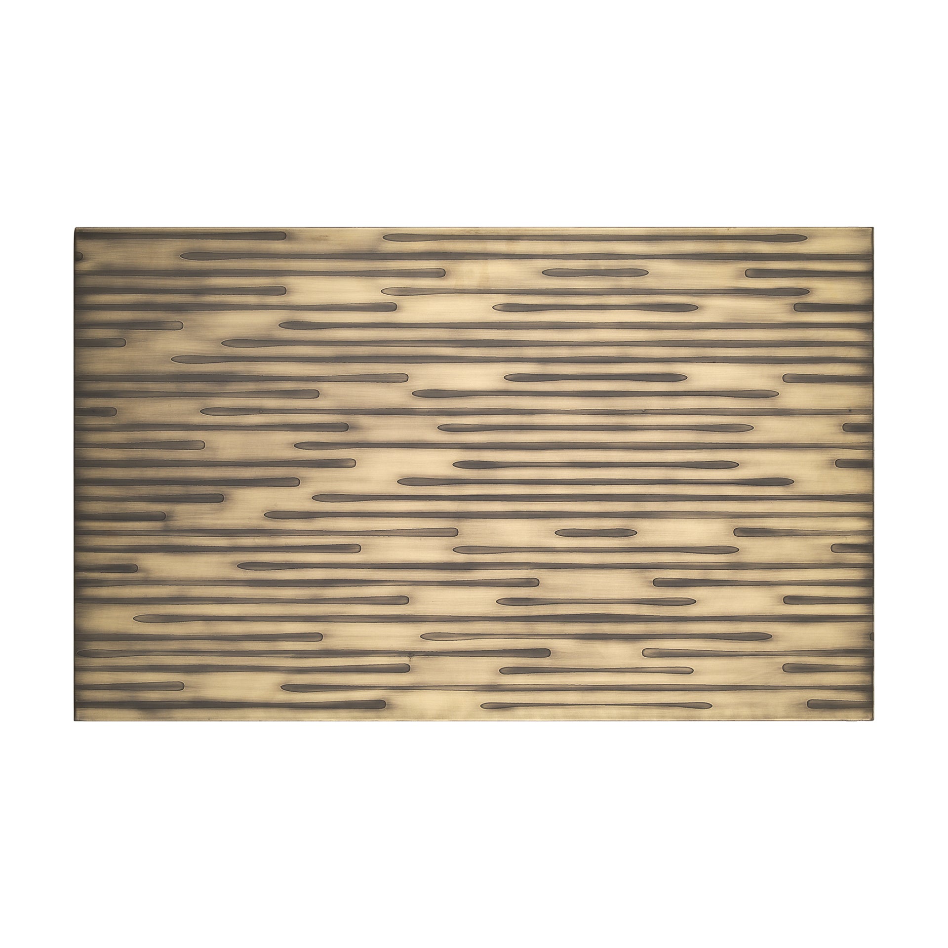 Ramos Painted Antiqued Gold Metal Wall Art