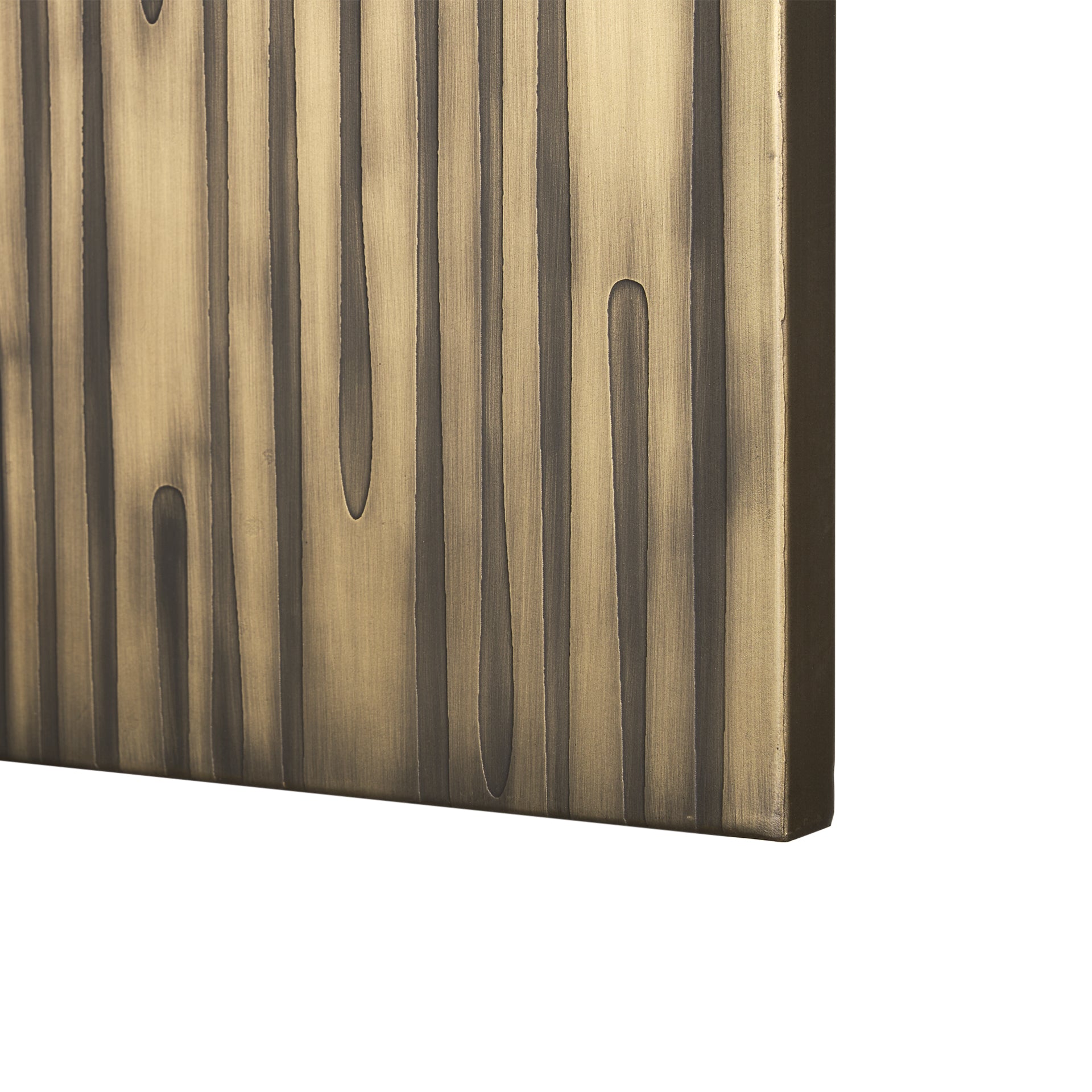 Ramos Painted Antiqued Gold Metal Wall Art