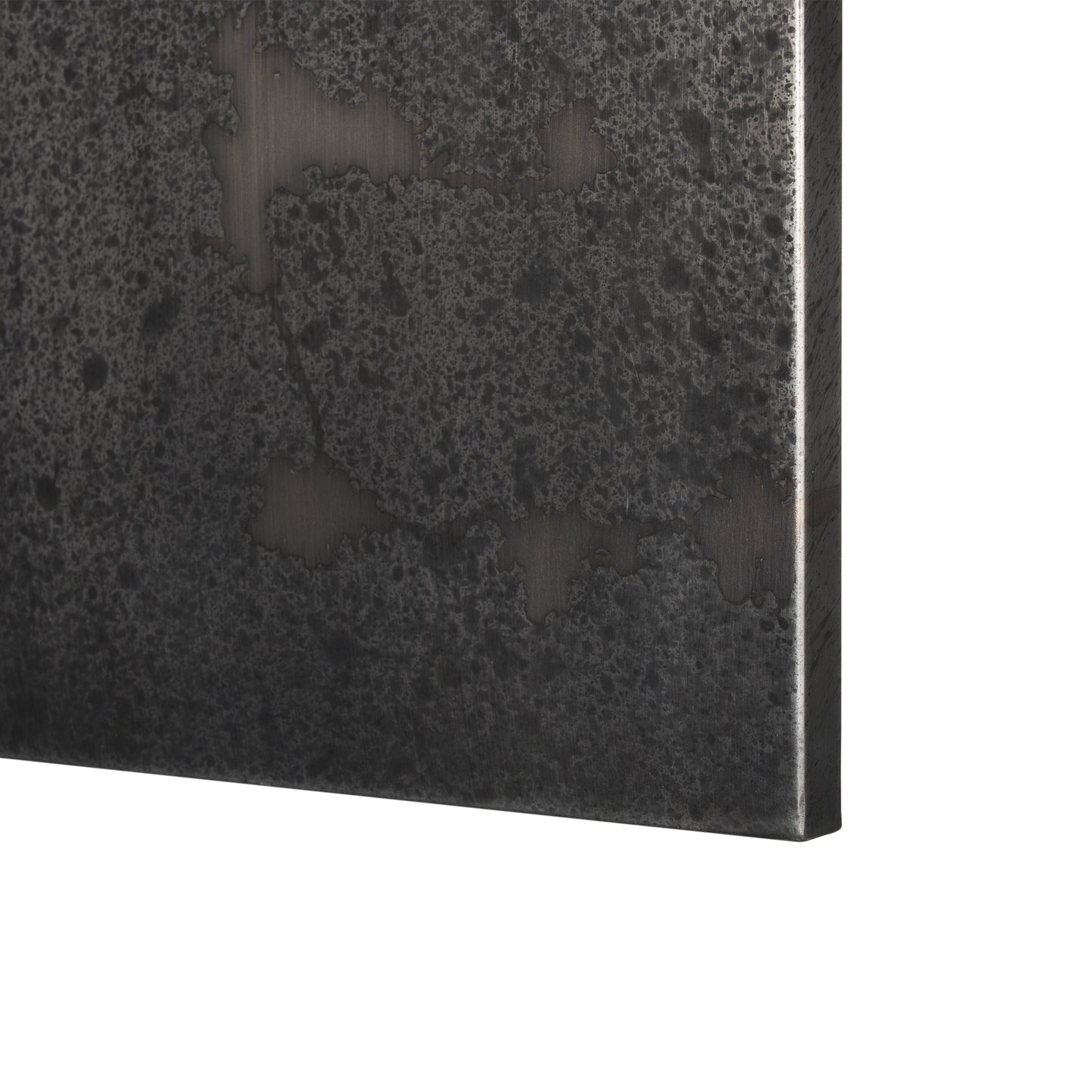 Raum Painted Monochrome w/ Acid Wash Metal Wall Art