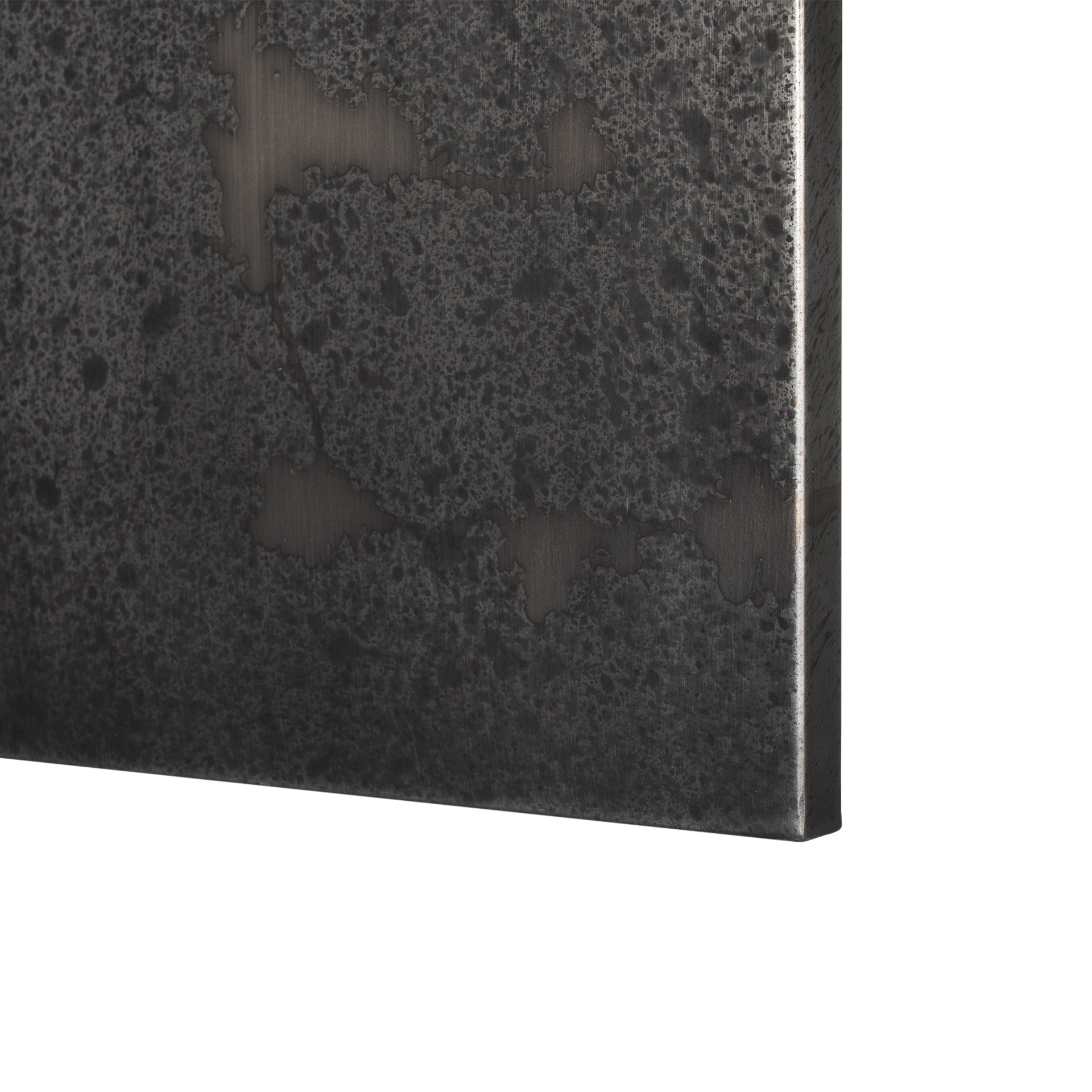 Raum Painted Monochrome w/ Acid Wash Metal Wall Art