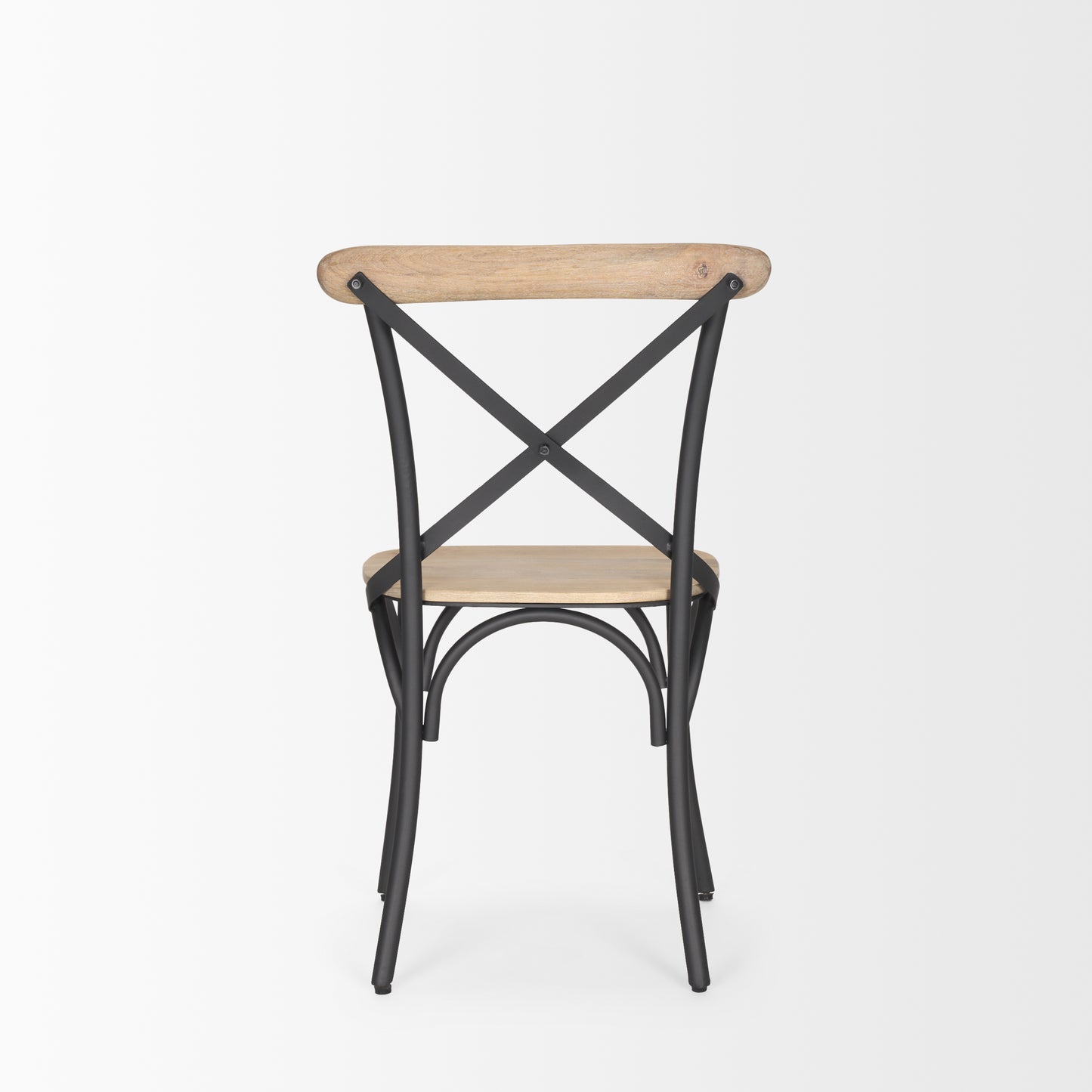 Etienne Dining Chair Light Brown | Gunmetal