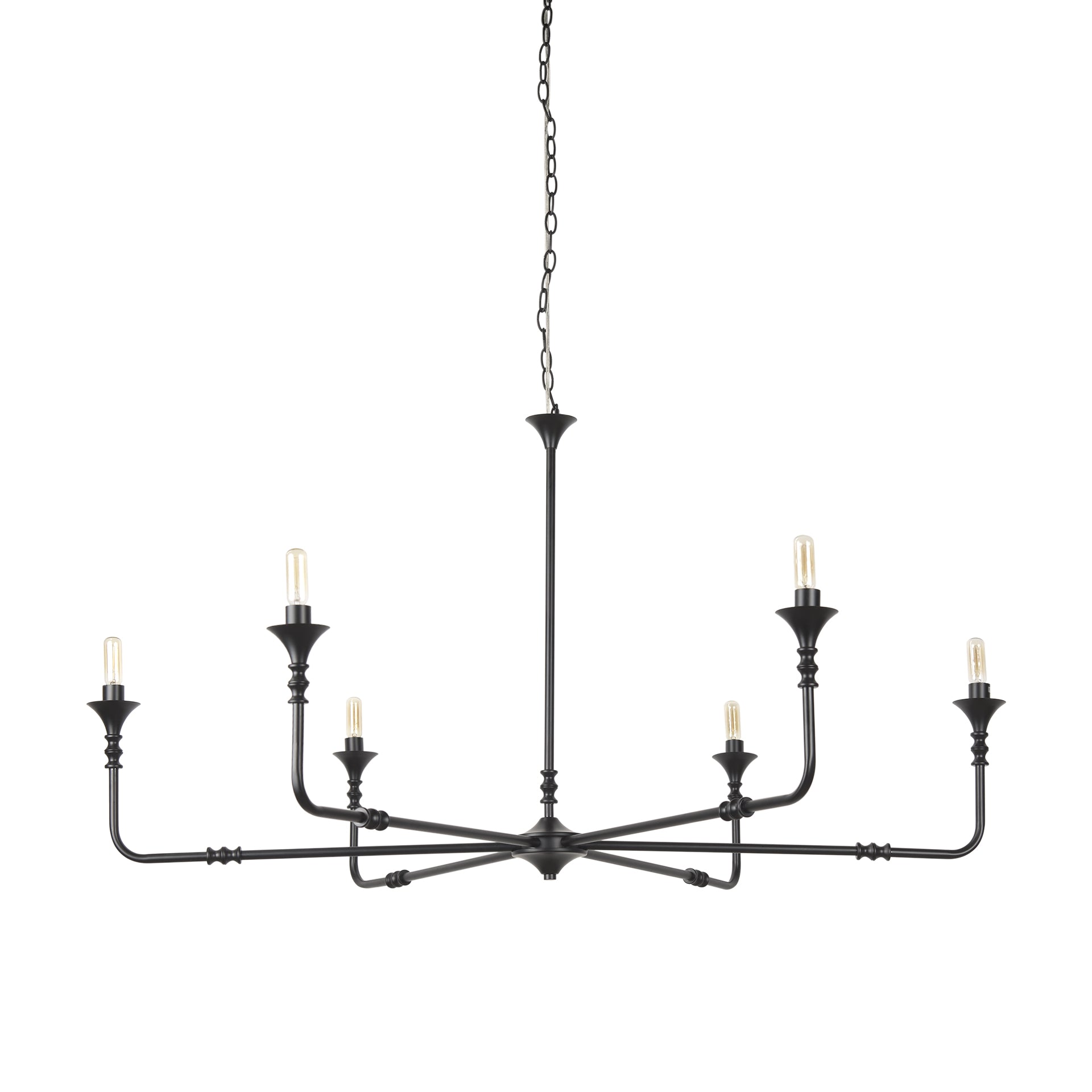 Gabriel Chandelier Matte Black | 48 - chandeliers