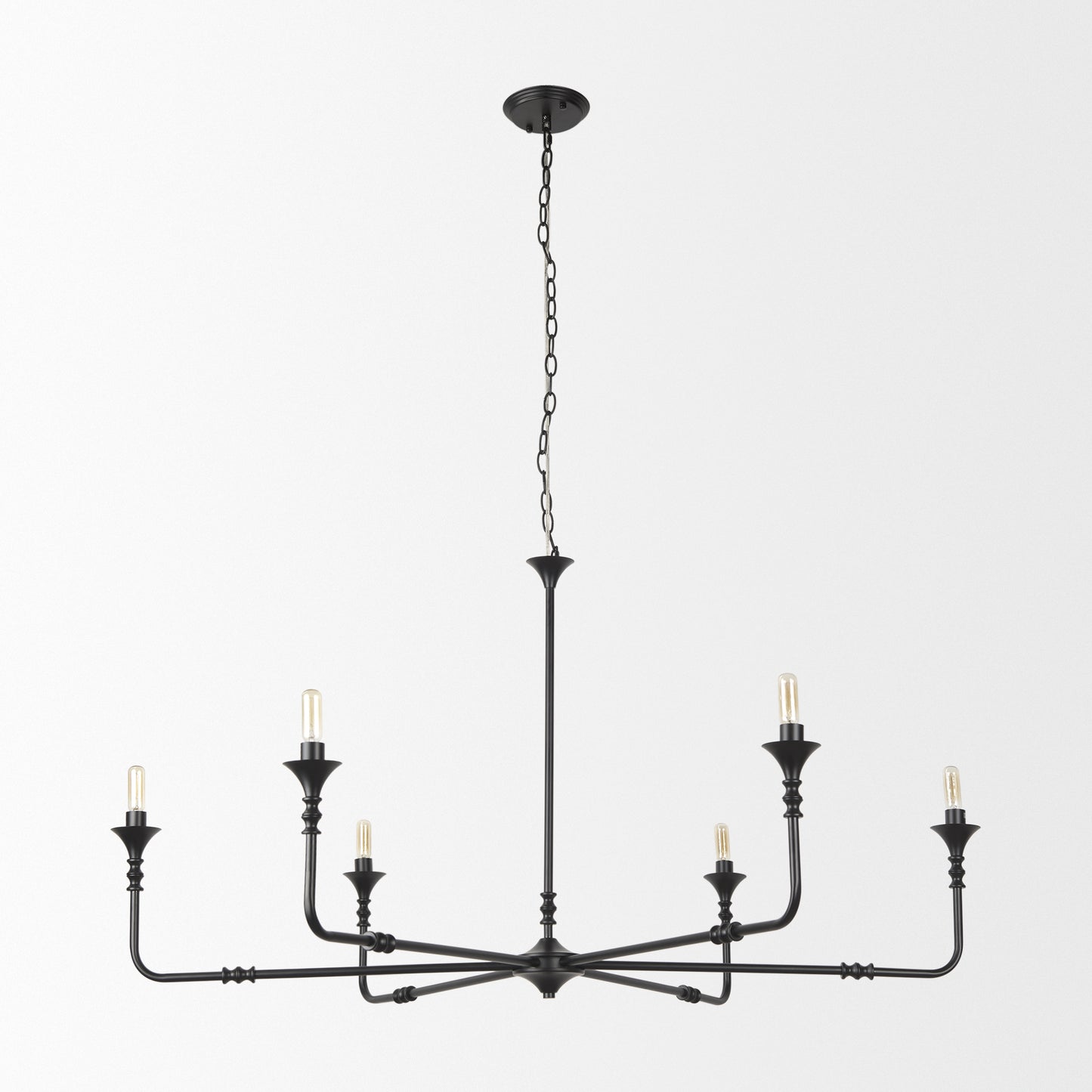 Gabriel Chandelier Matte Black | 48 - chandeliers