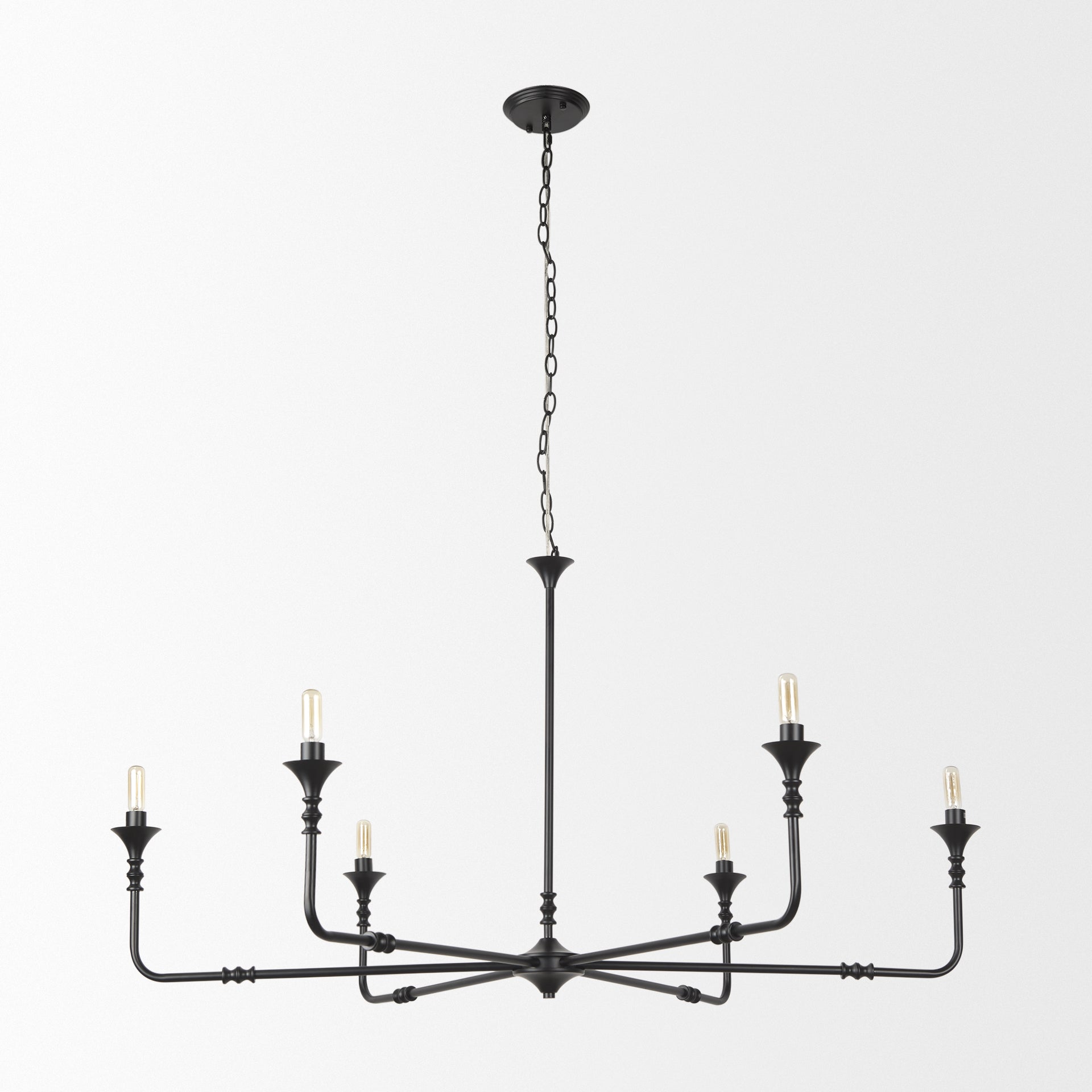 Gabriel Chandelier Matte Black | 48 - chandeliers