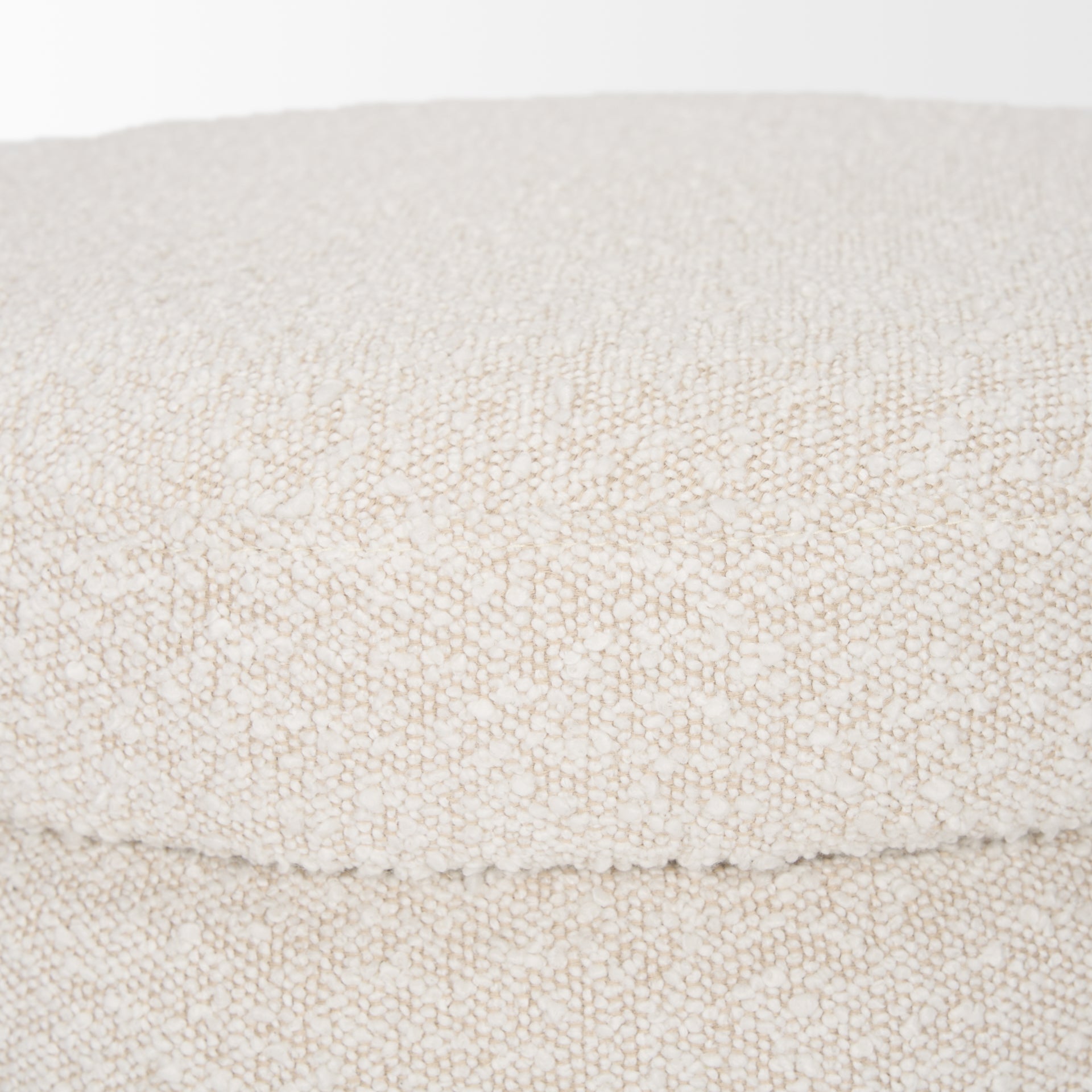 Elise Cream Boucle Upholstered Storage Ottoman
