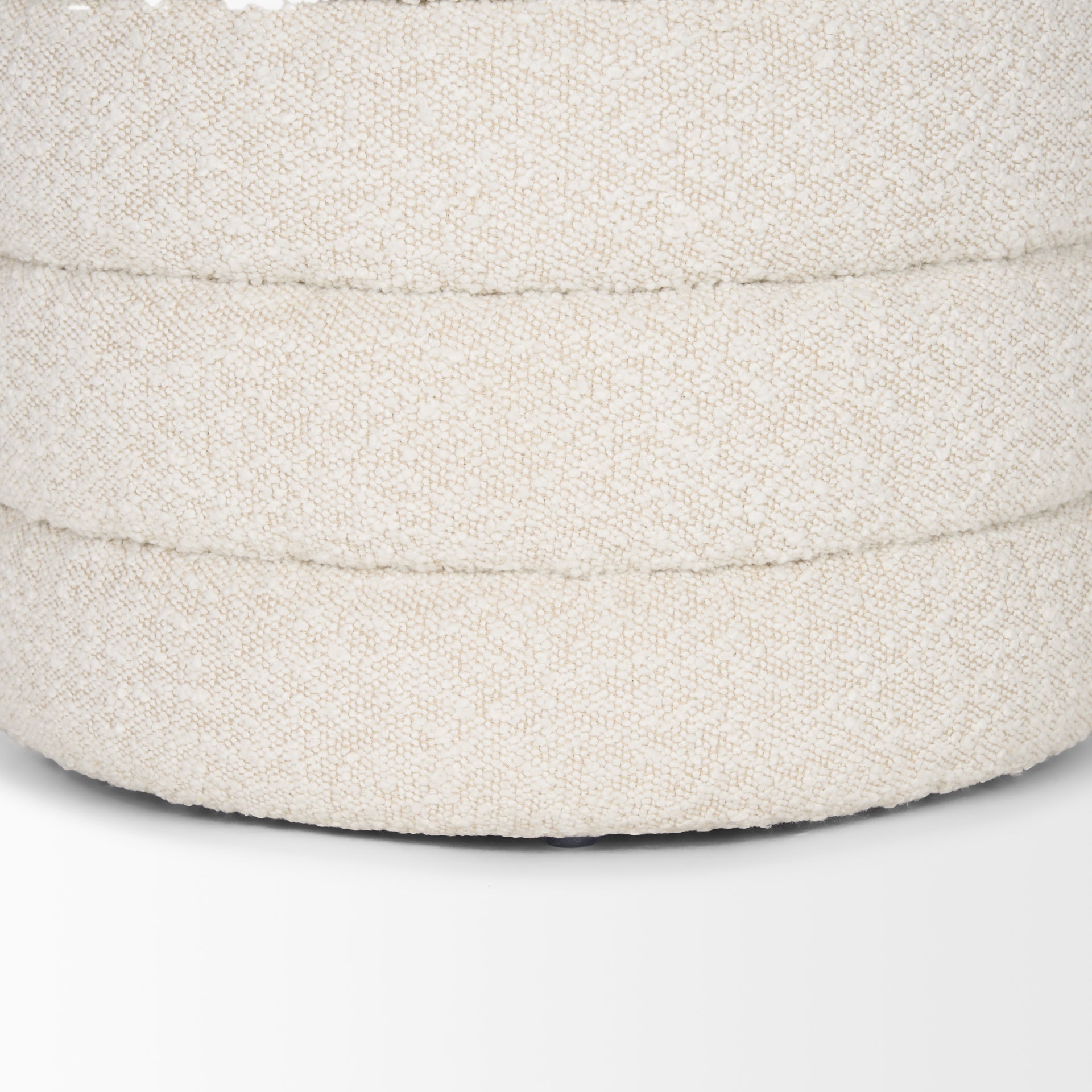 Elise Cream Boucle Upholstered Storage Ottoman