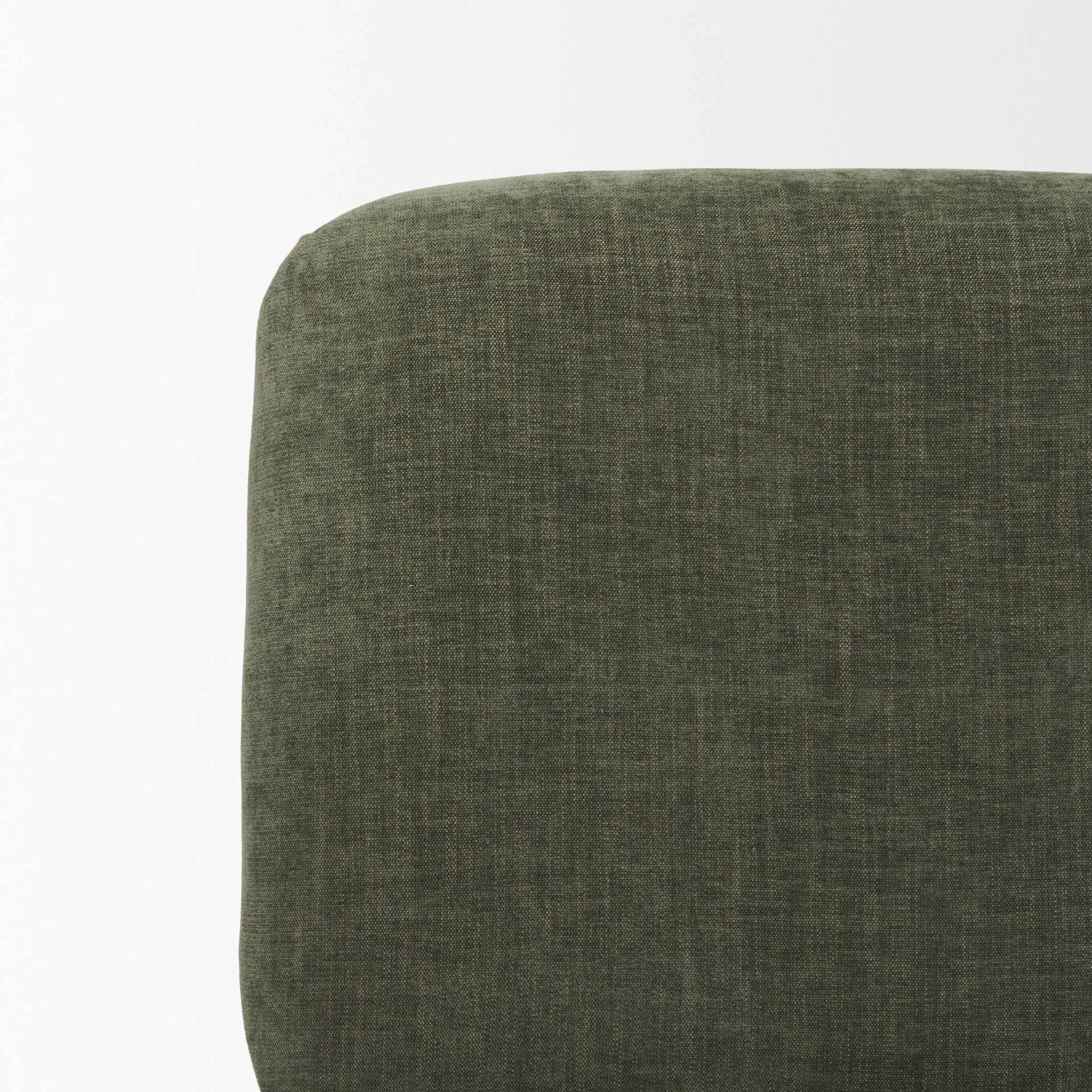 Nora Forest Green Fabric w/ Matte Black Metal Legs Accent Chair
