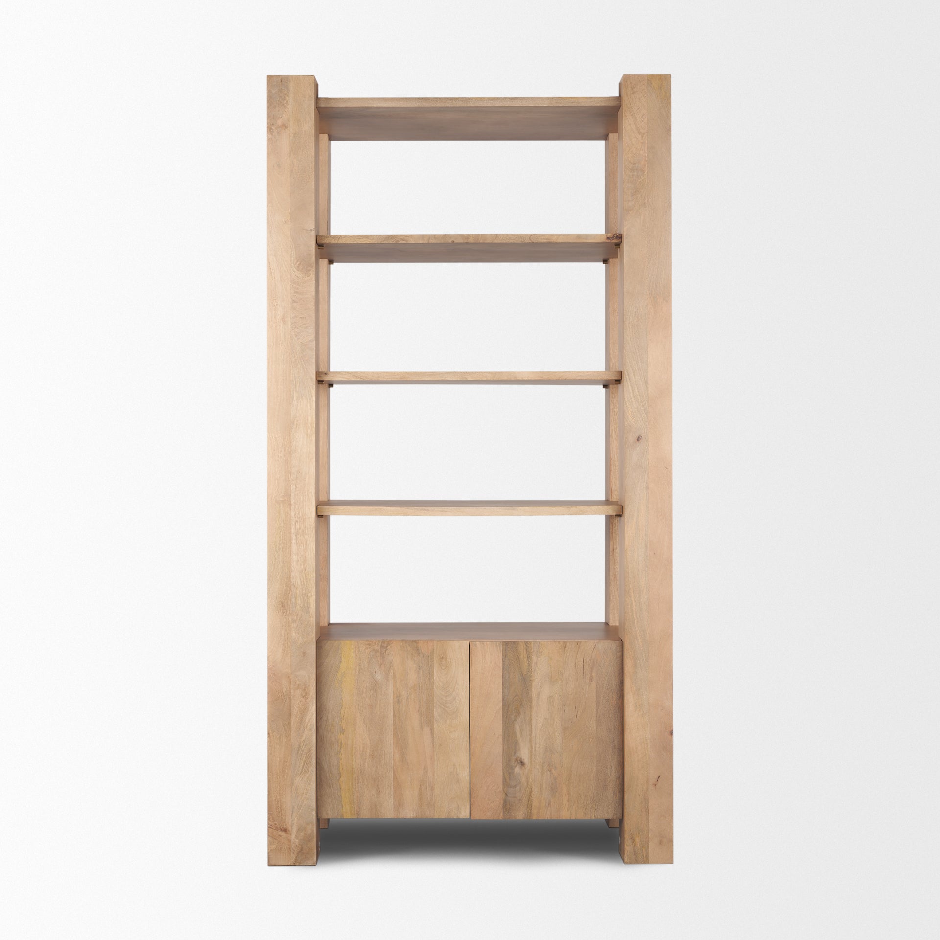 Beth Shelving Unit Light Brown - shelving