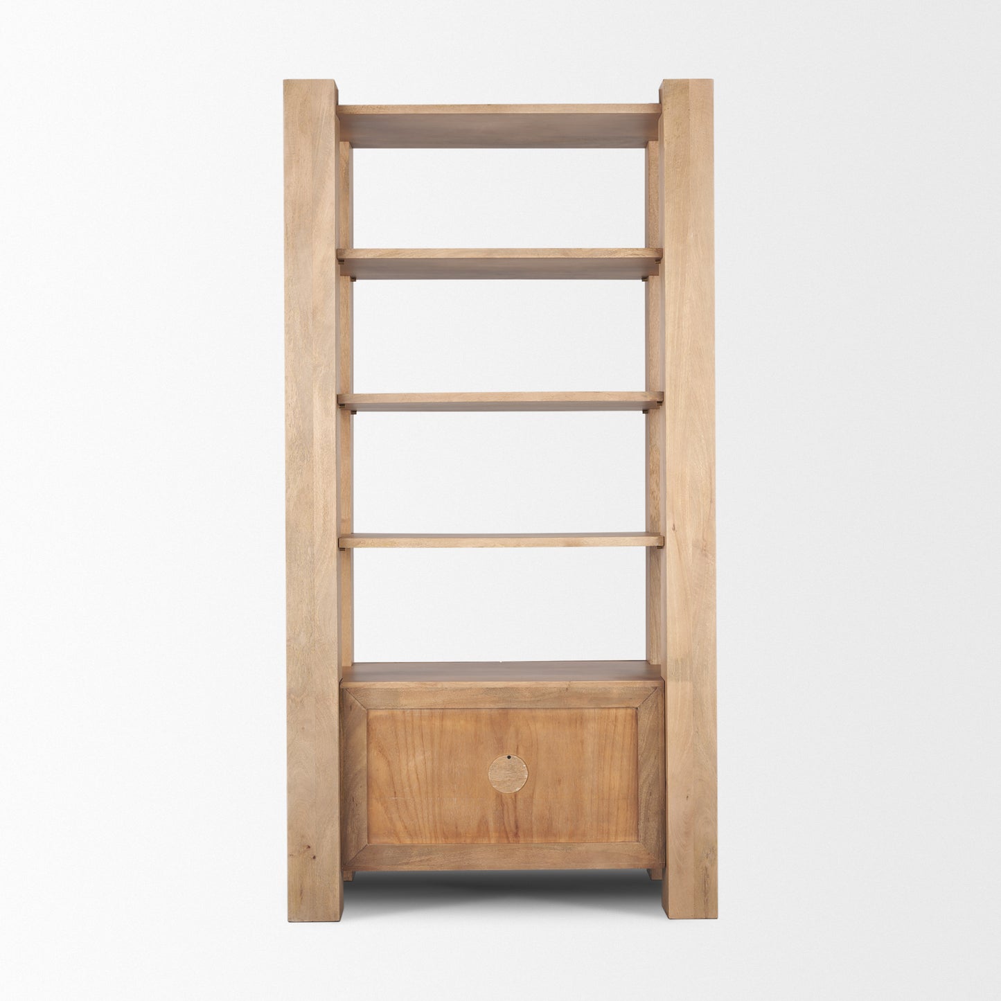 Beth Shelving Unit Light Brown - shelving