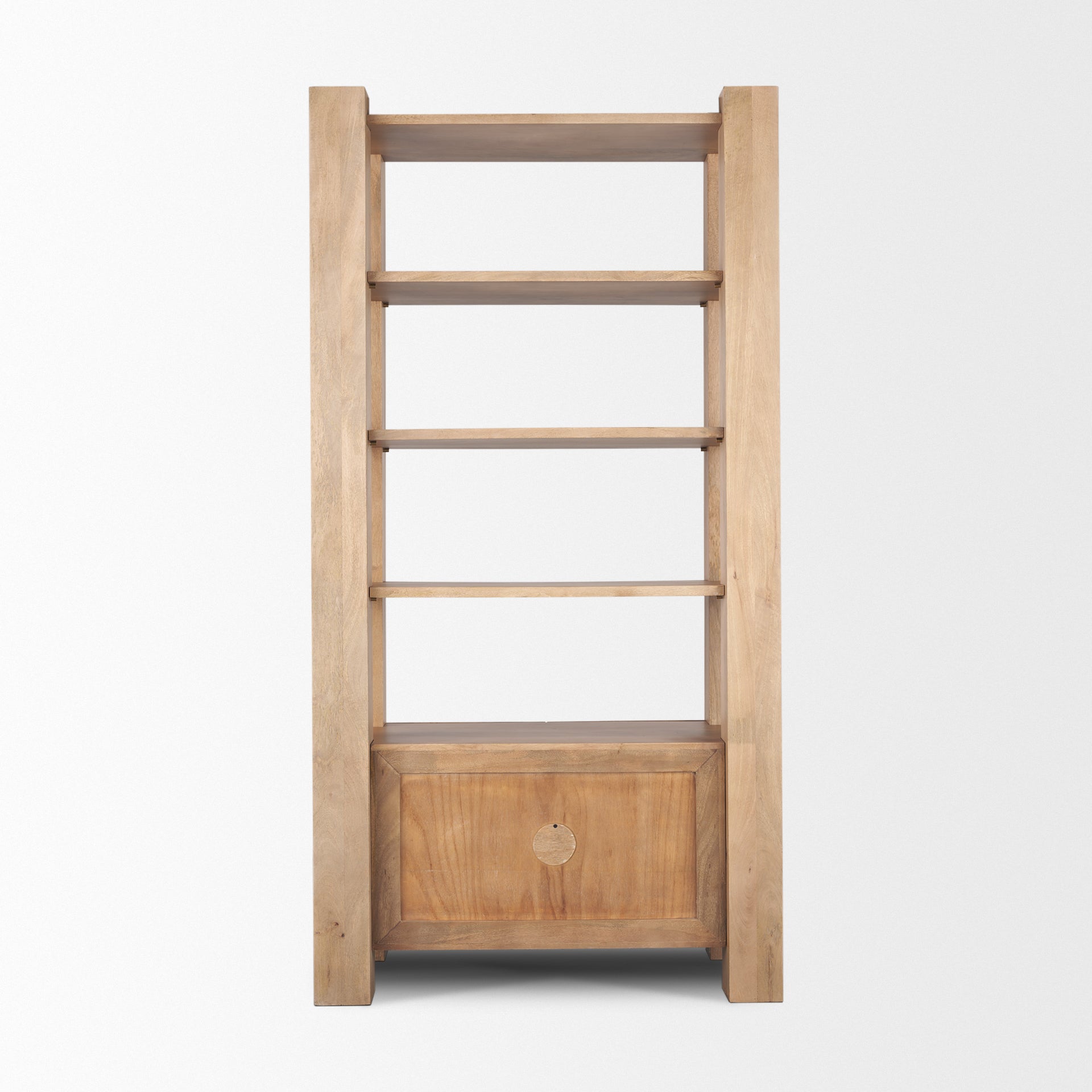 Beth Shelving Unit Light Brown - shelving