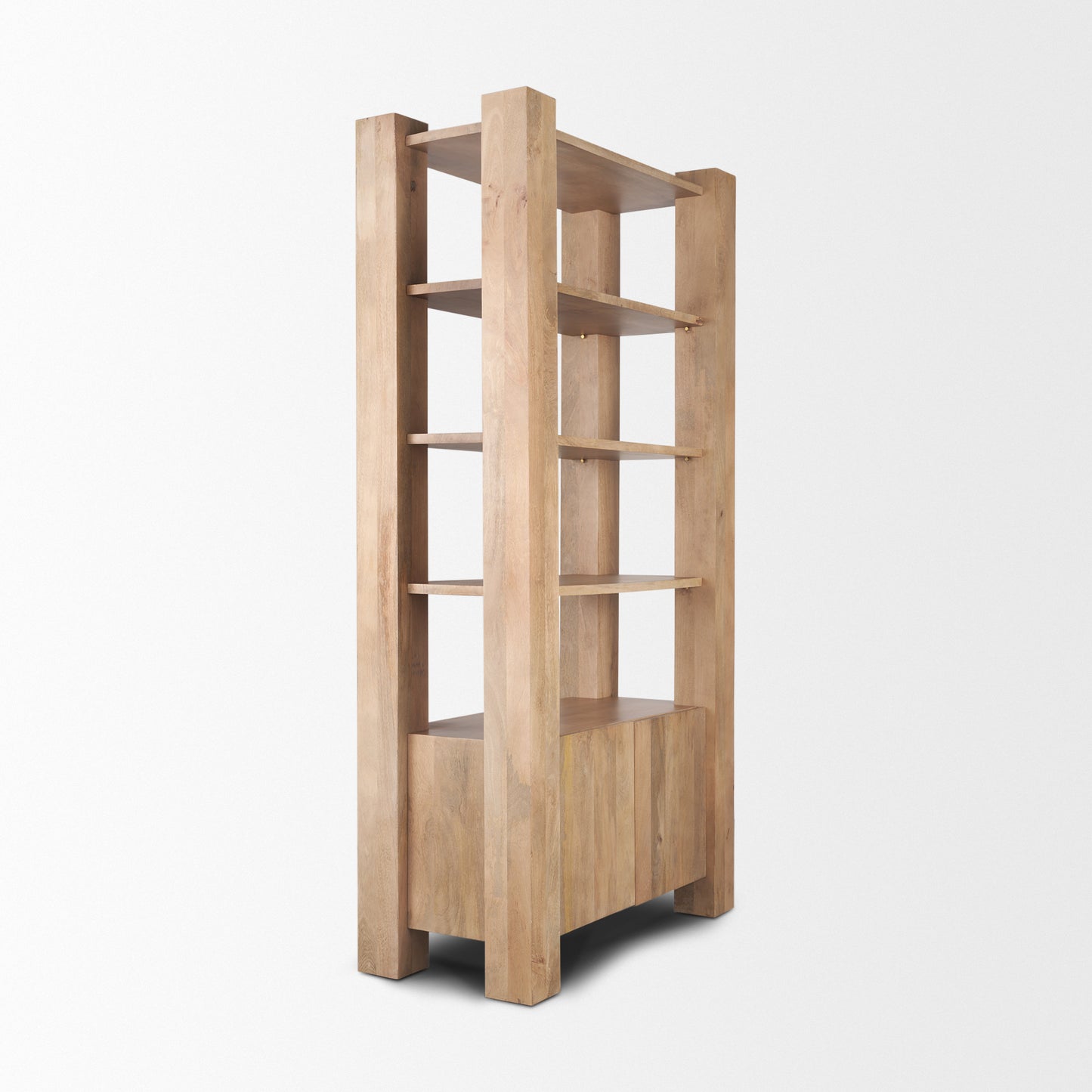 Beth Shelving Unit Light Brown - shelving