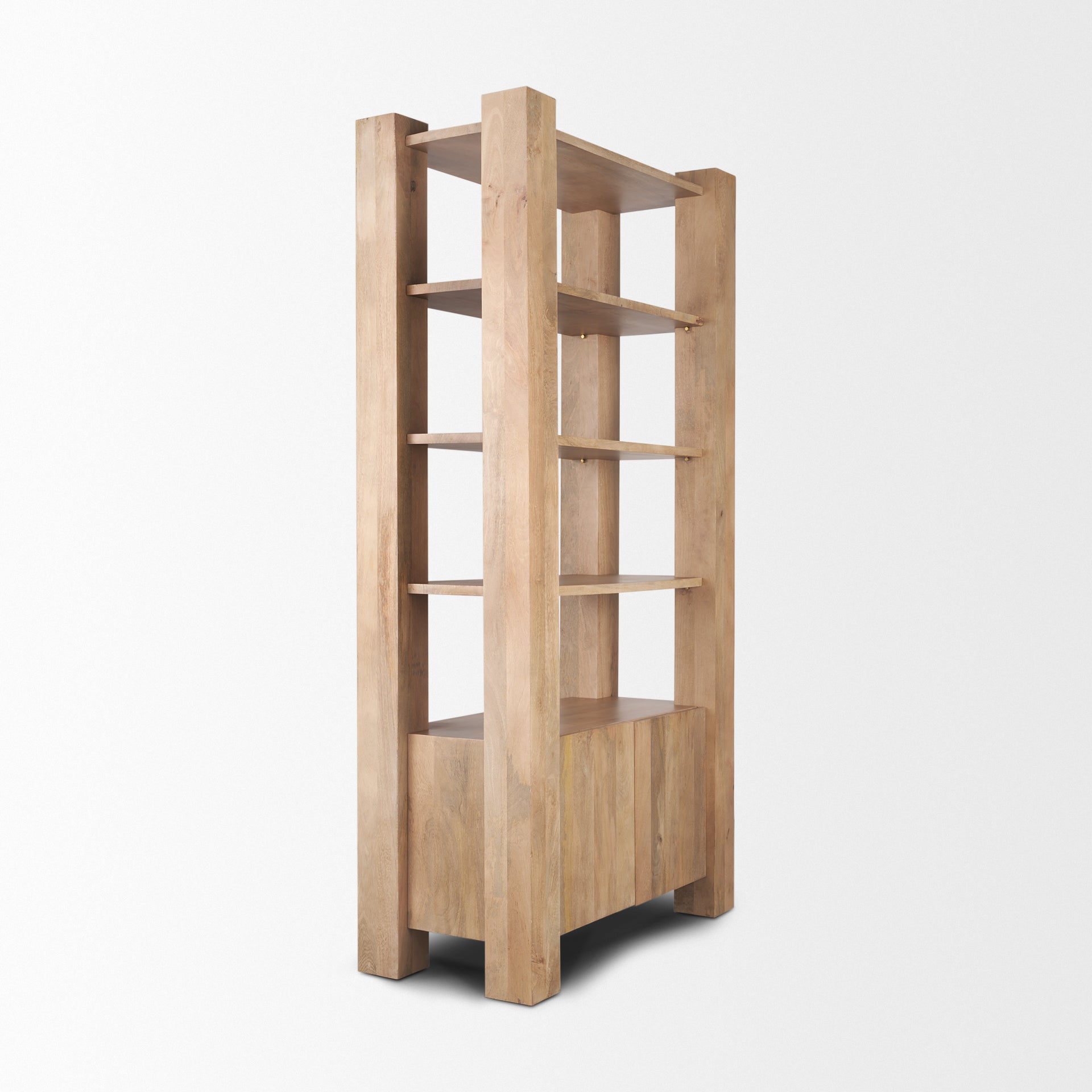 Beth Shelving Unit Light Brown - shelving