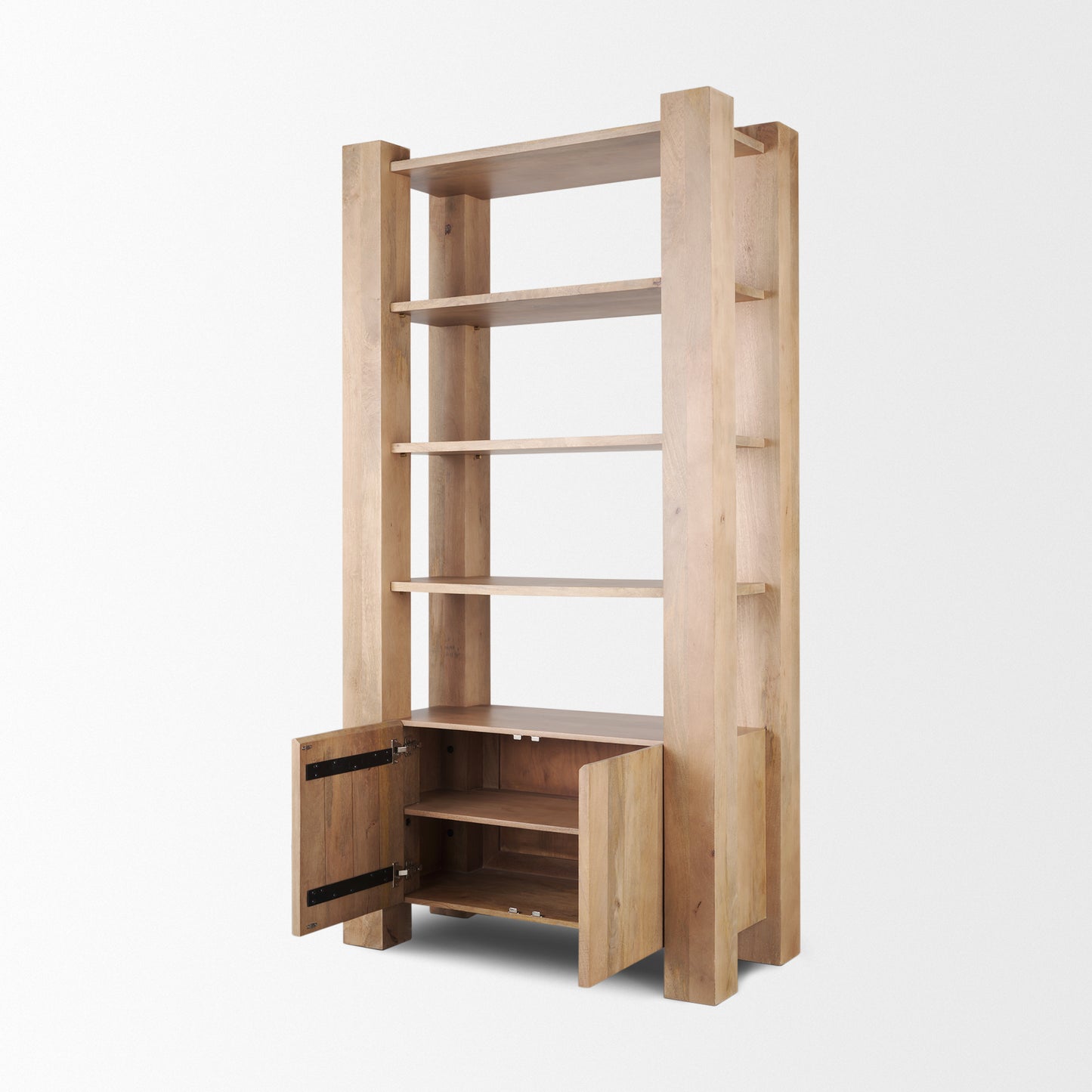 Beth Shelving Unit Light Brown - shelving
