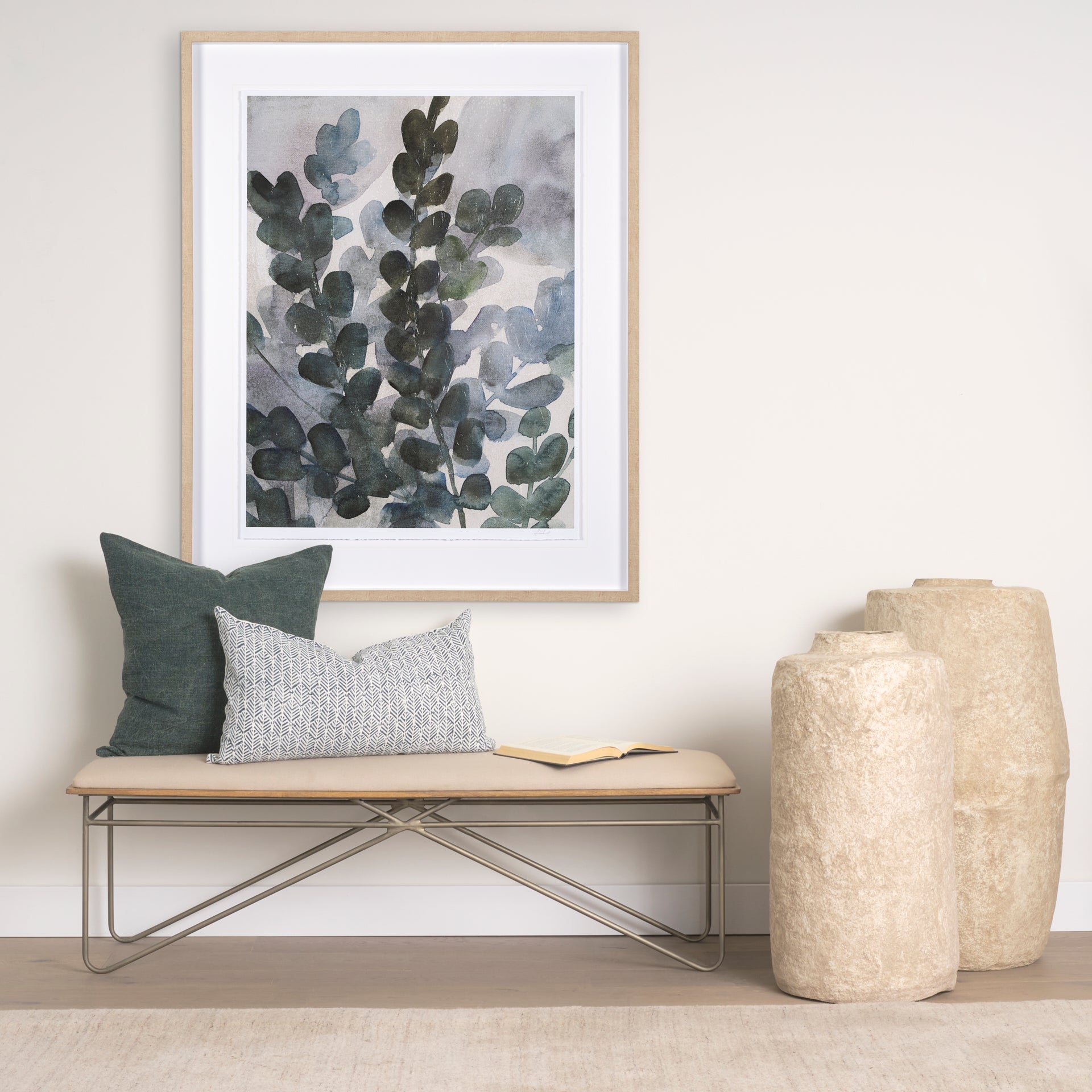 Jack Green Linen Square Decorative Pillow Cover