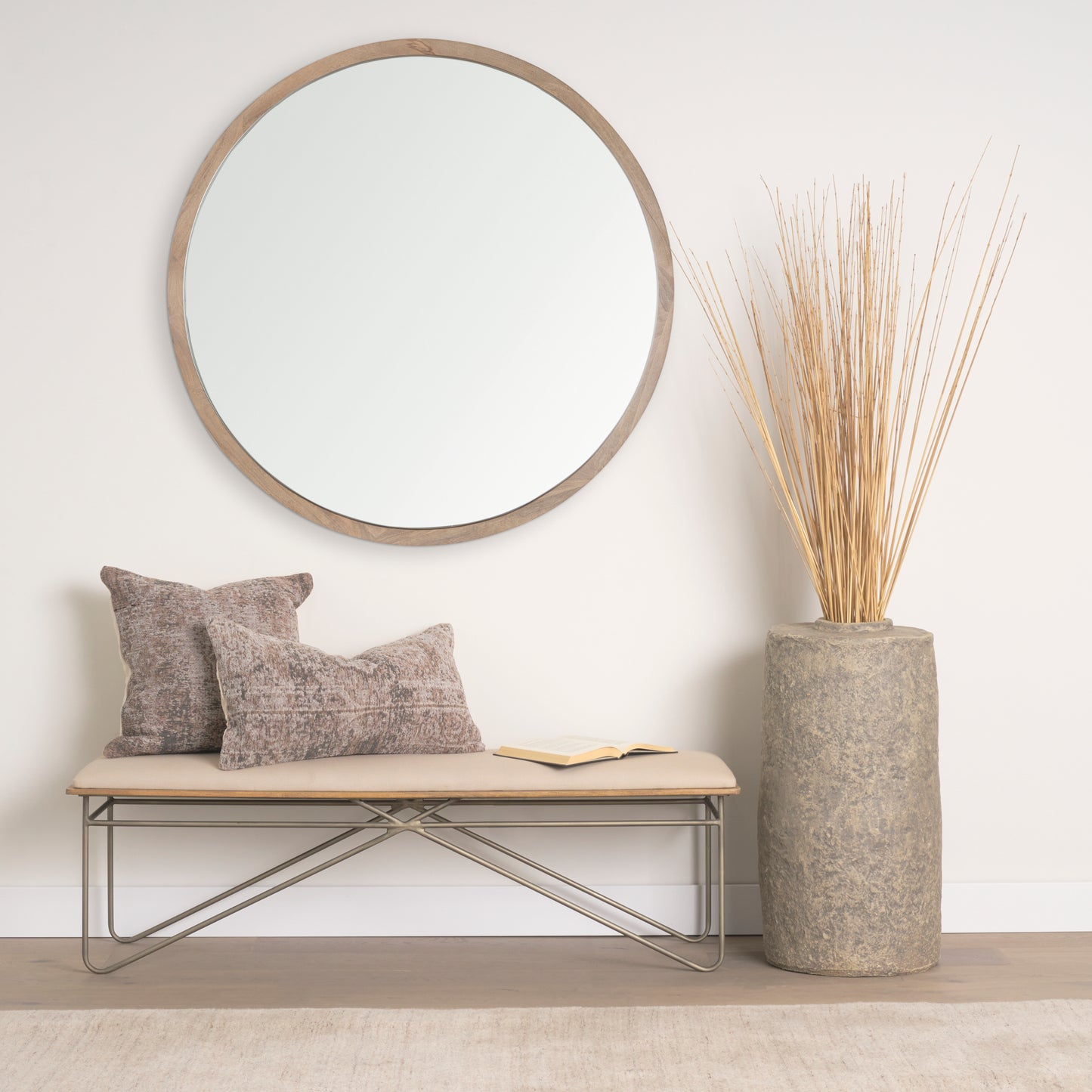 Khloe 20x20 Taupe Square Pillow Cover