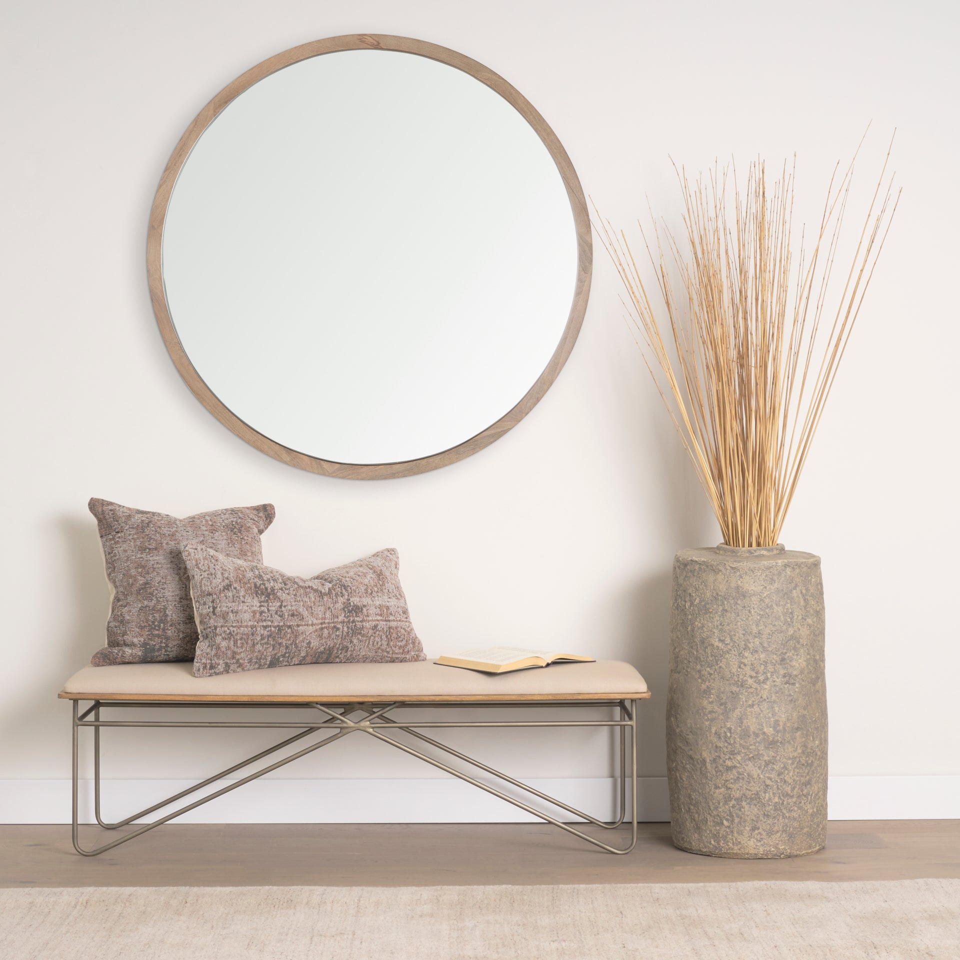 Khloe 20x20 Taupe Square Pillow Cover