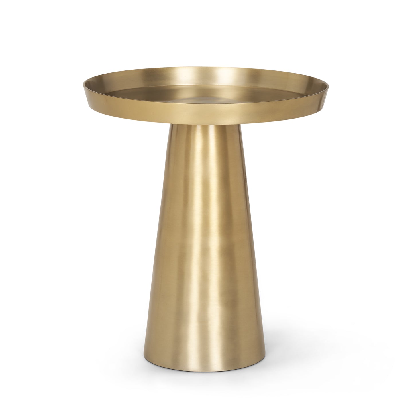 Roland Accent Table Satin Brass | Metal - accent-tables