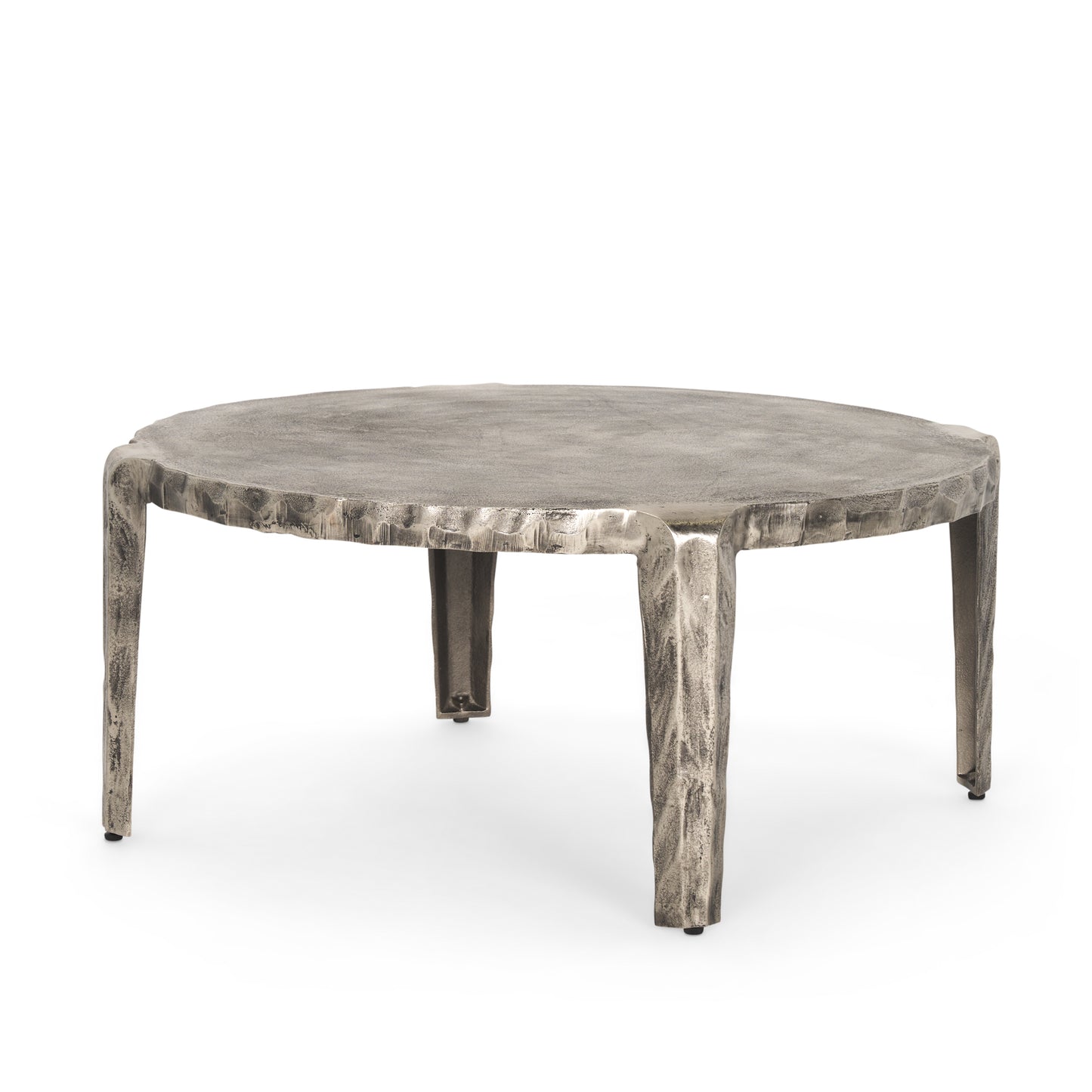 Randy Coffee Table Nickel | Metal - coffee-tables