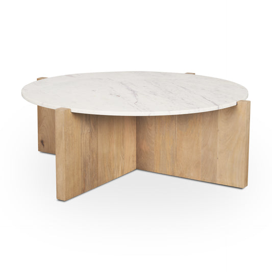 Bianca Coffee Table Light Brown | Marble - coffee-tables