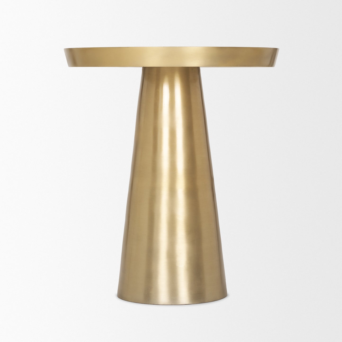 Roland Accent Table Satin Brass | Metal - accent-tables