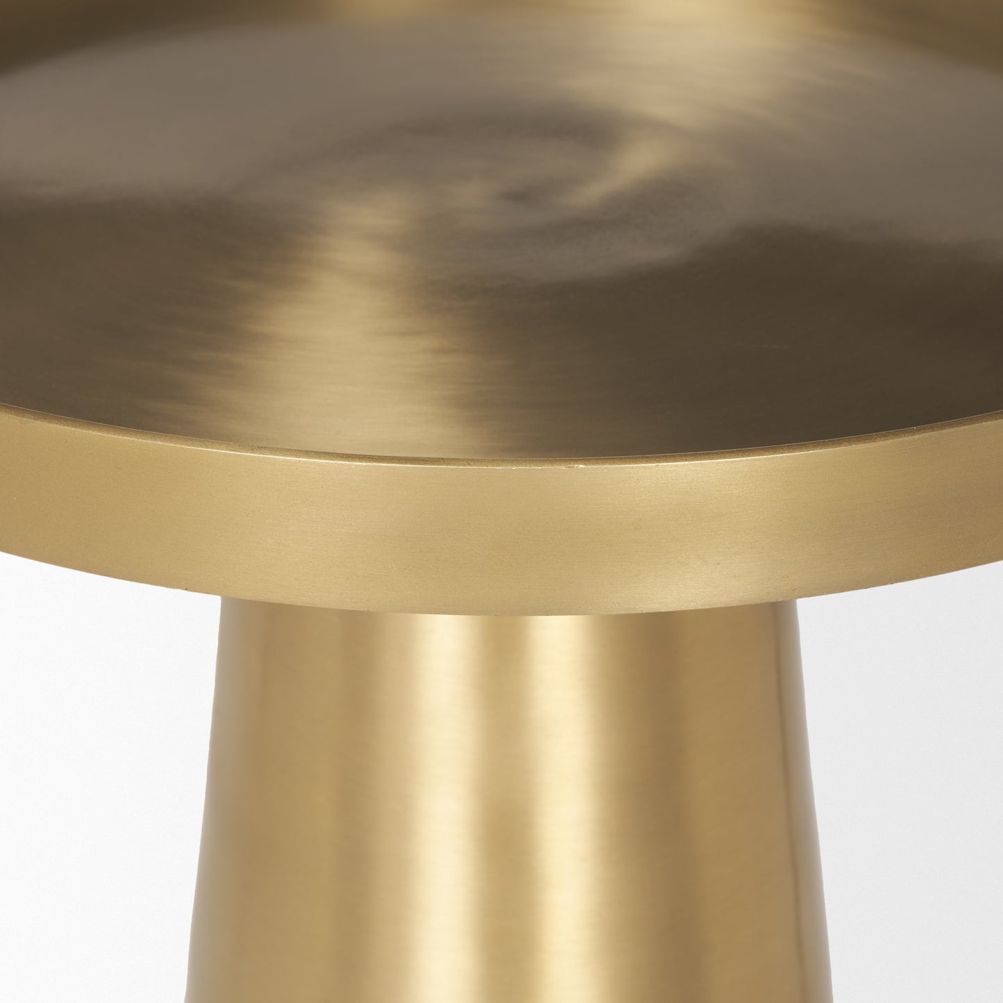 Roland Accent Table Satin Brass | Metal - accent-tables