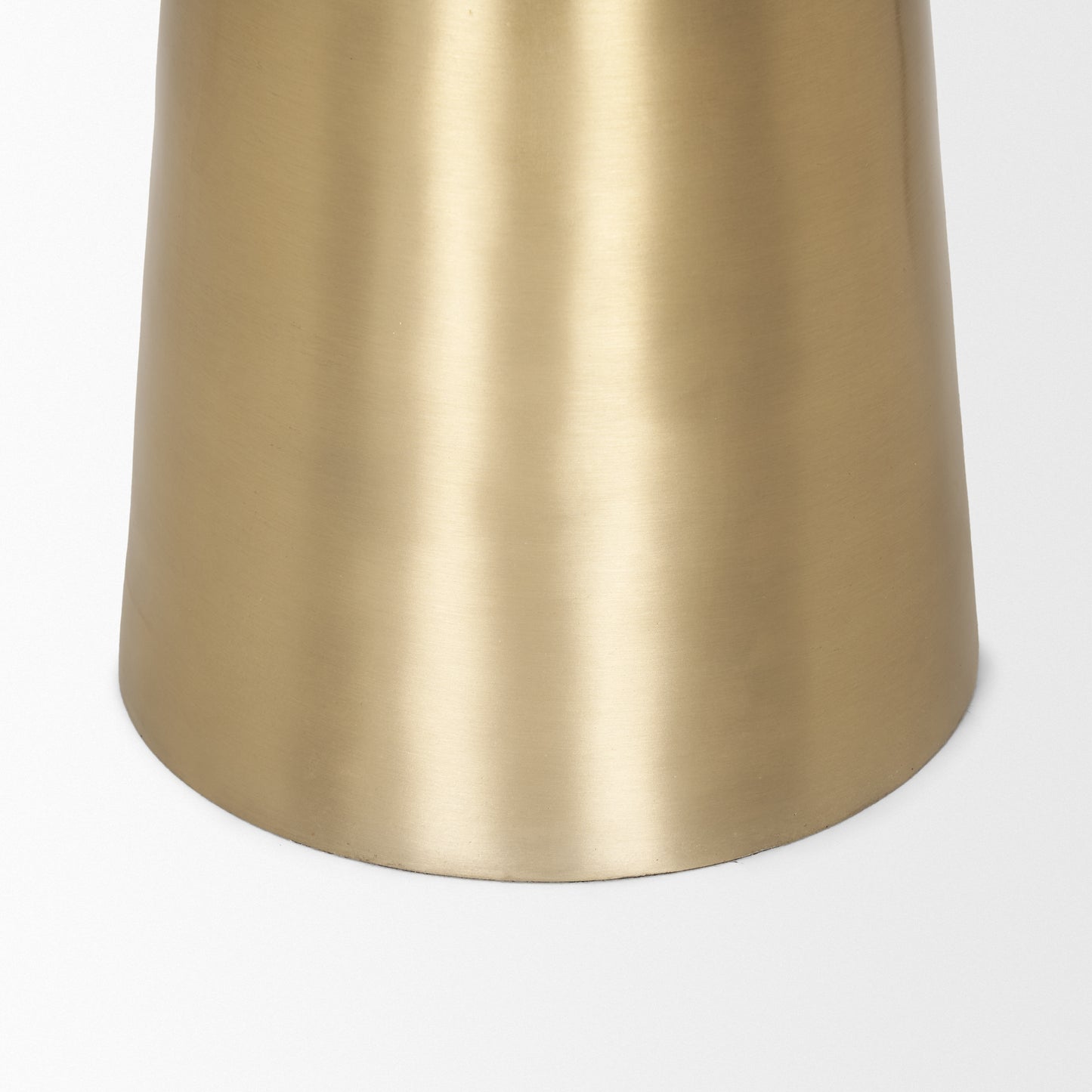 Roland Accent Table Satin Brass | Metal - accent-tables