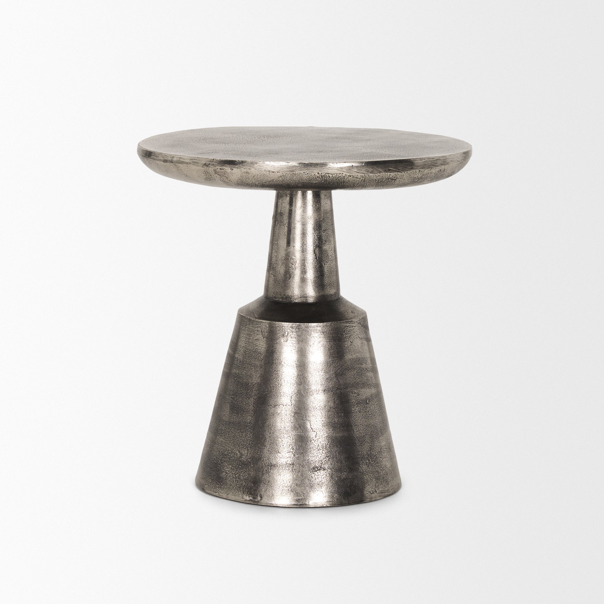 Bobbi Accent Table Nickel | Metal - accent-tables