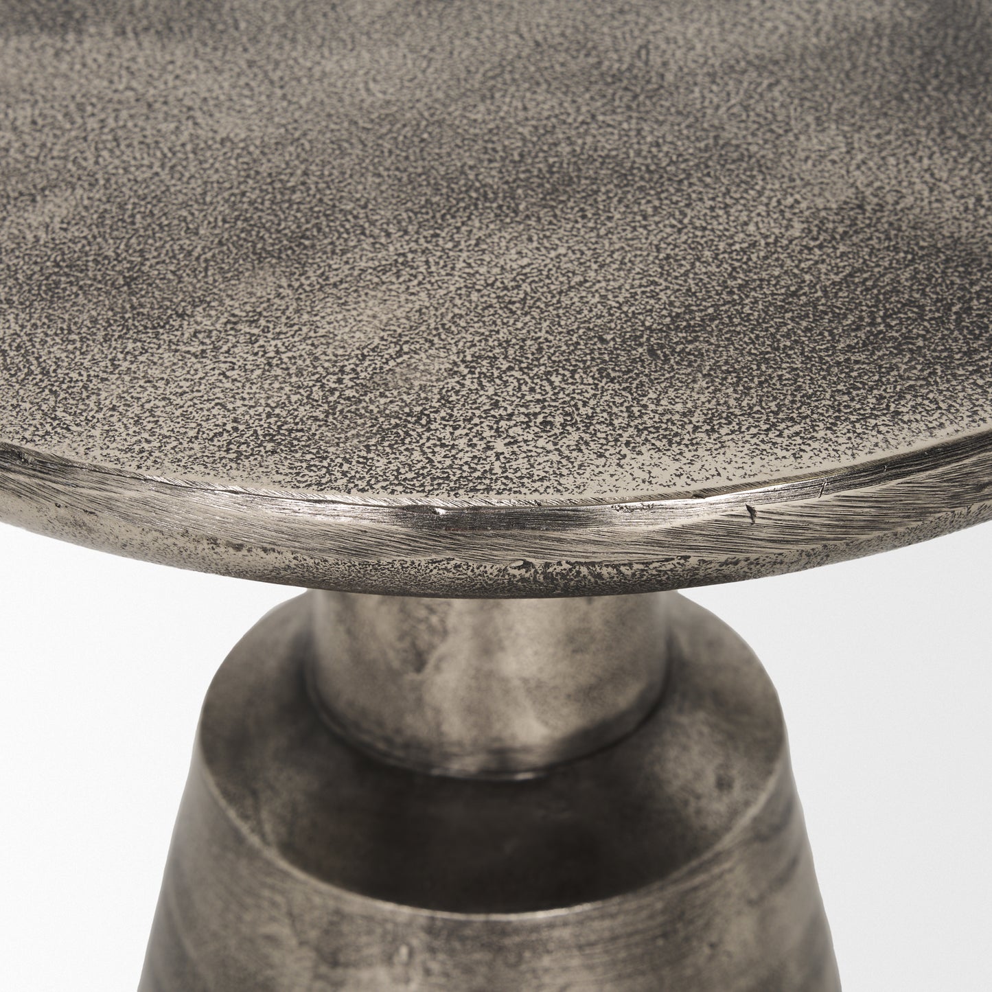 Bobbi Accent Table Nickel | Metal - accent-tables