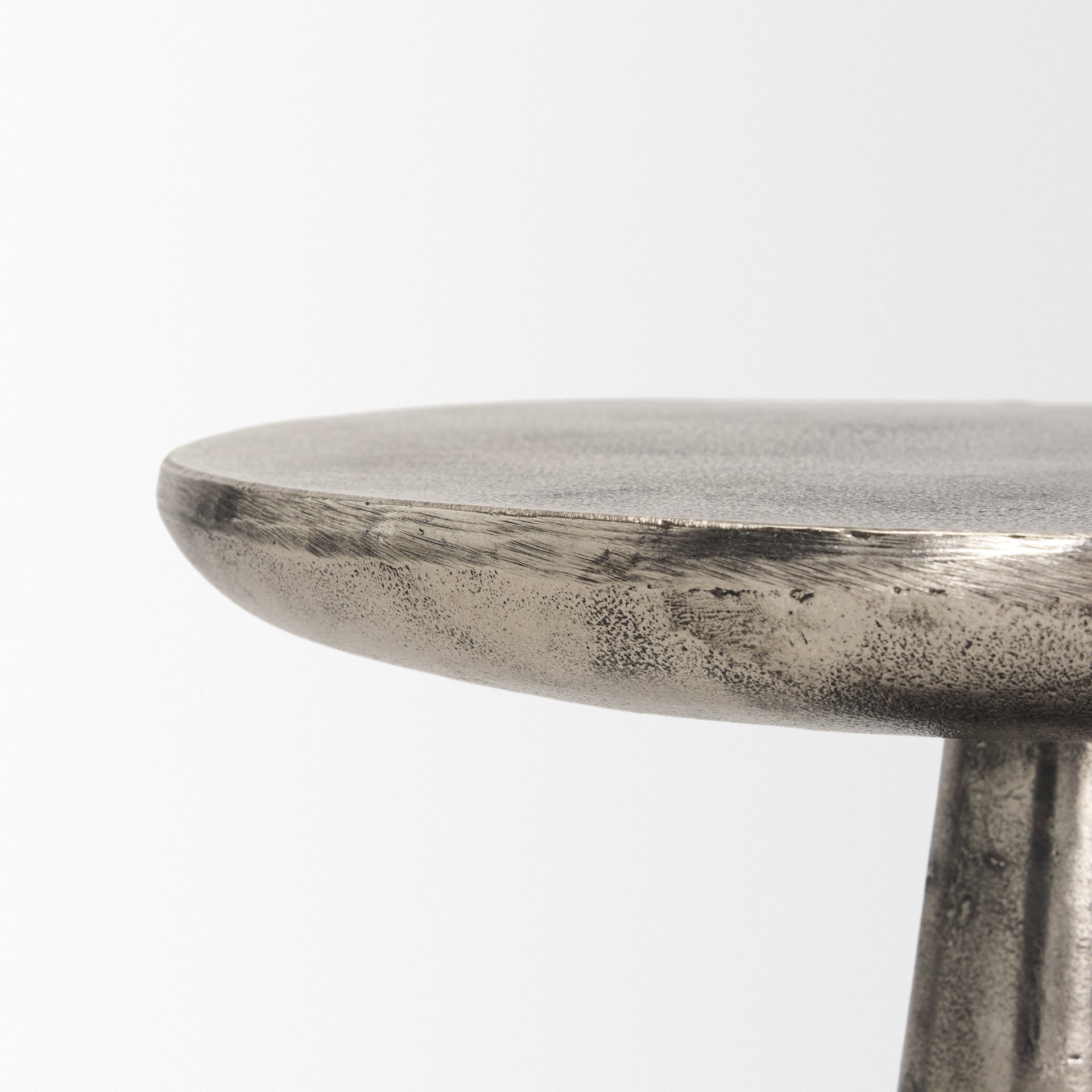 Bobbi Accent Table Nickel | Metal - accent-tables