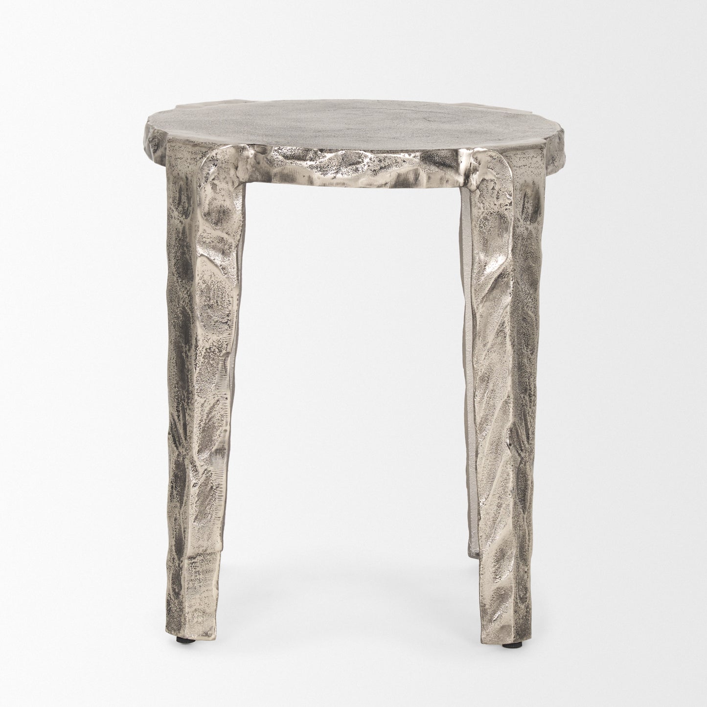 Randy Accent Table Nickel | Metal - accent-tables