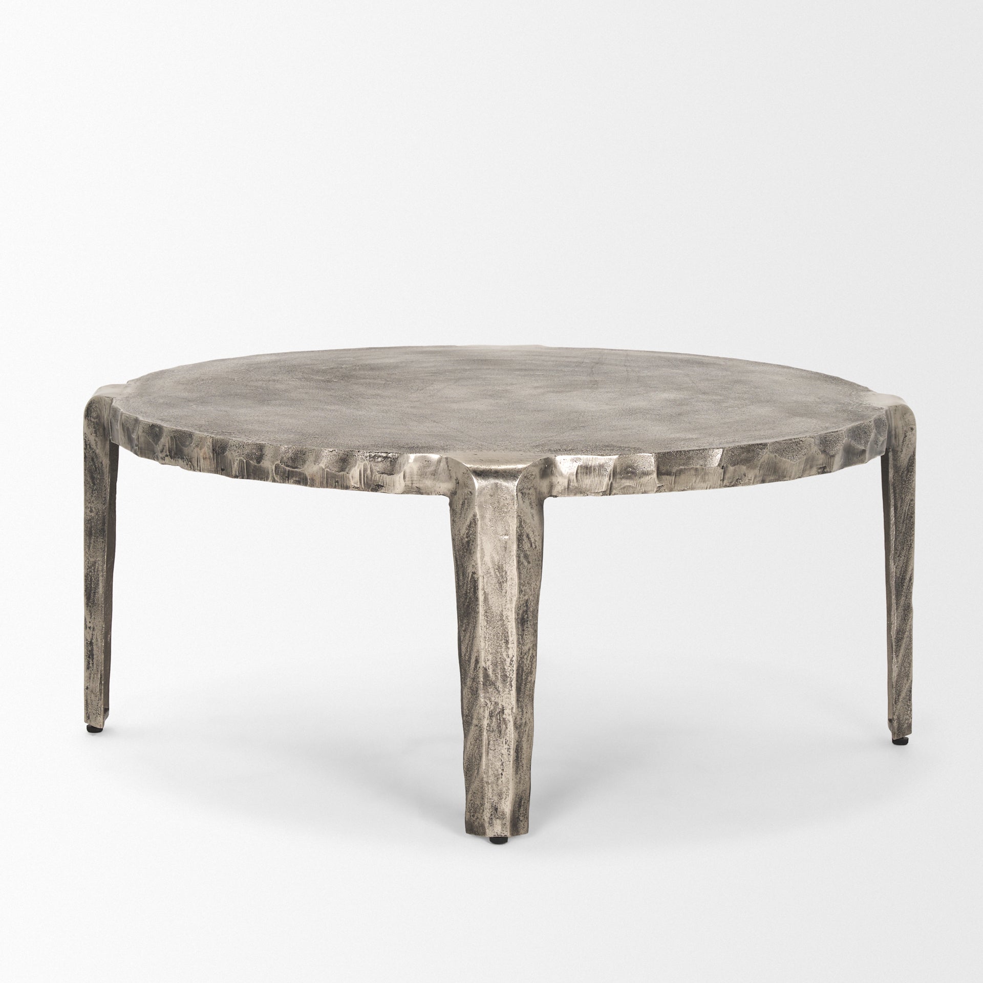 Randy Coffee Table Nickel | Metal - coffee-tables